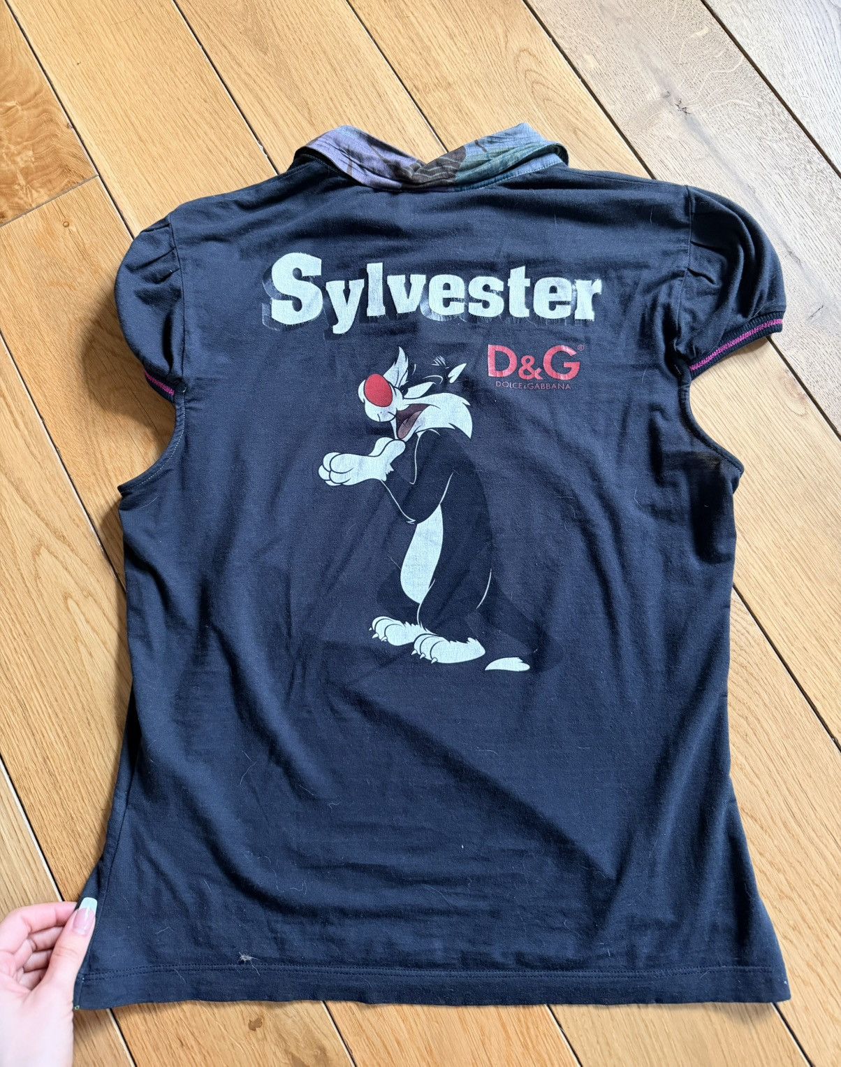 Dolce & Gabbana Dolce&Gabbana Archive Looney Tunes Tweety/Sylvester Polo Size S / US 4 / IT 40 - 3 Thumbnail