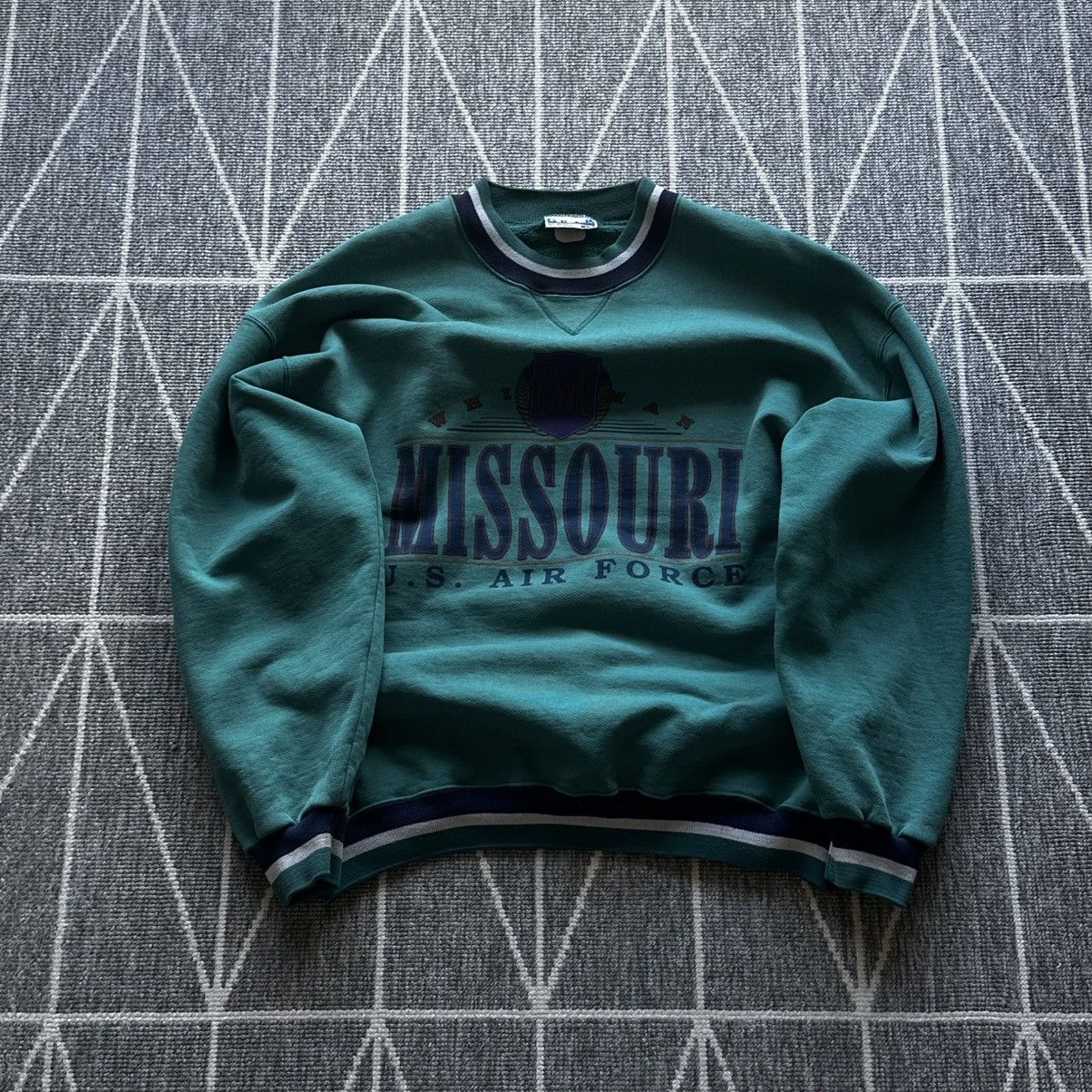 Vintage missouri us air force vintage crewneck Size US XL / EU 56 / 4 - 1 Thumbnail