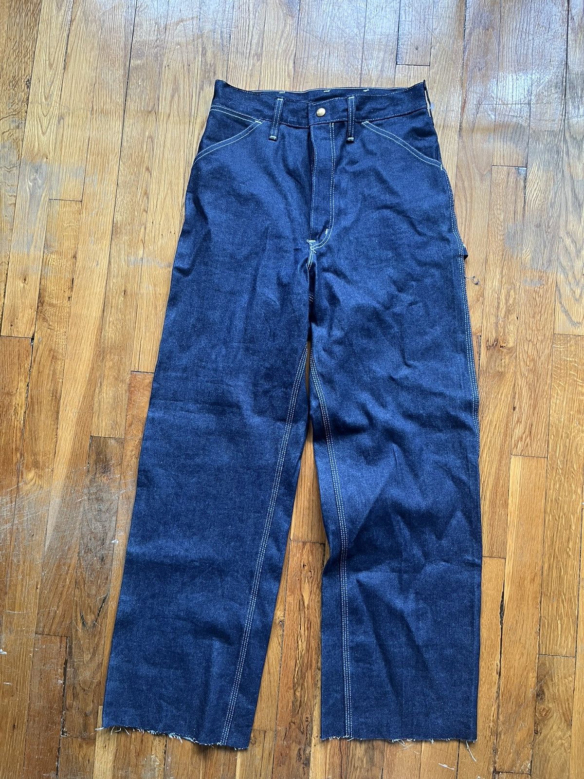 Carhartt Carhartt navy cargo jeans pants vintage baggy 29/36 men’s Size US 29 - 7 Thumbnail