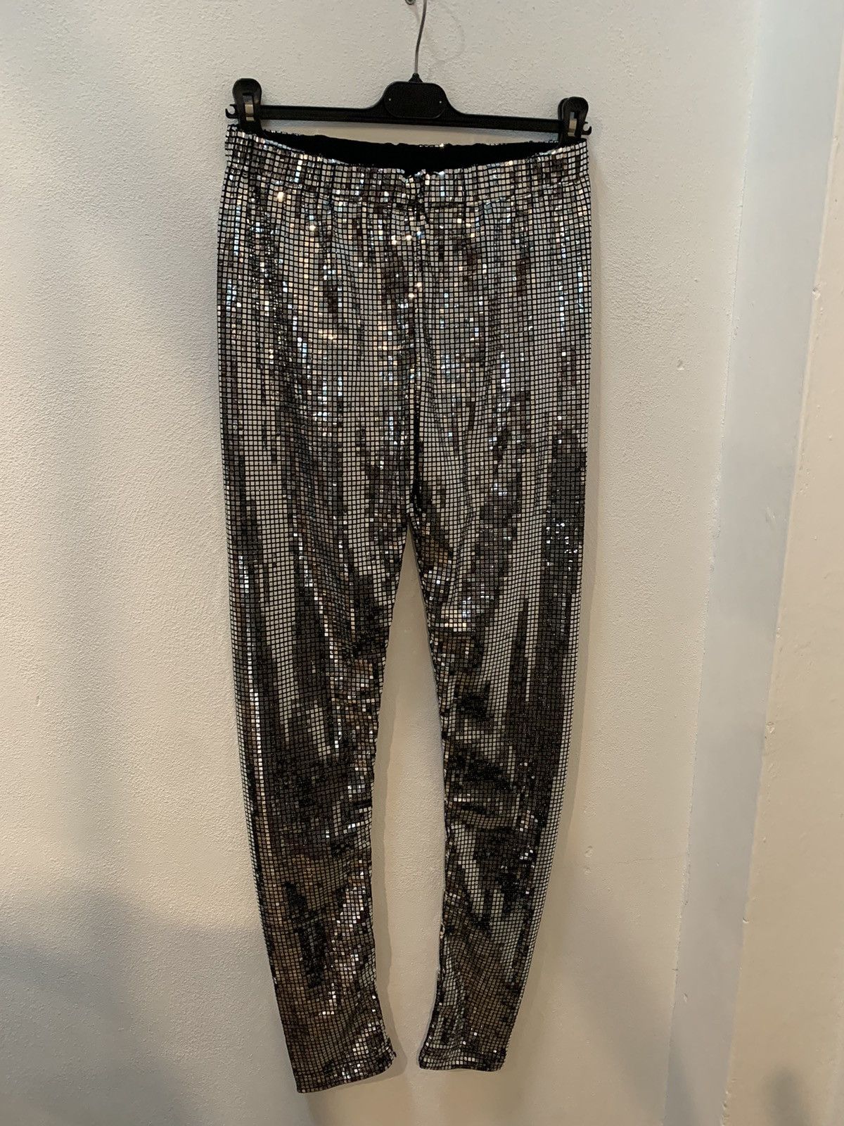 image of Maison Margiela Maison Martin Margiela Payette Leggins Size S in Silver, Women's