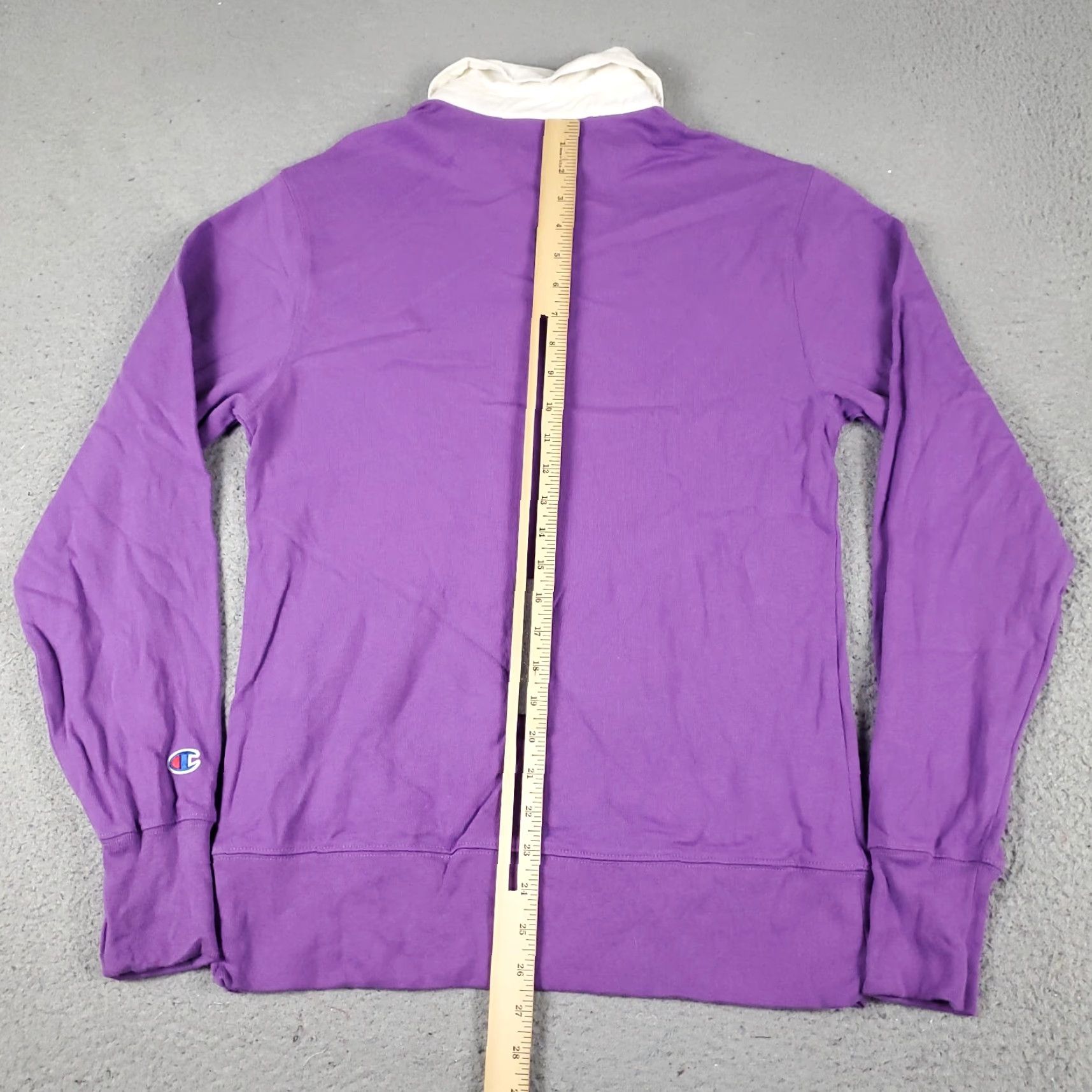 Champion Champion Pullover Sweatshirt Men's Small Purple Mock Neck Long Sleeve Cotton Blend Size US S / EU 44-46 / 1 - 5 Thumbnail