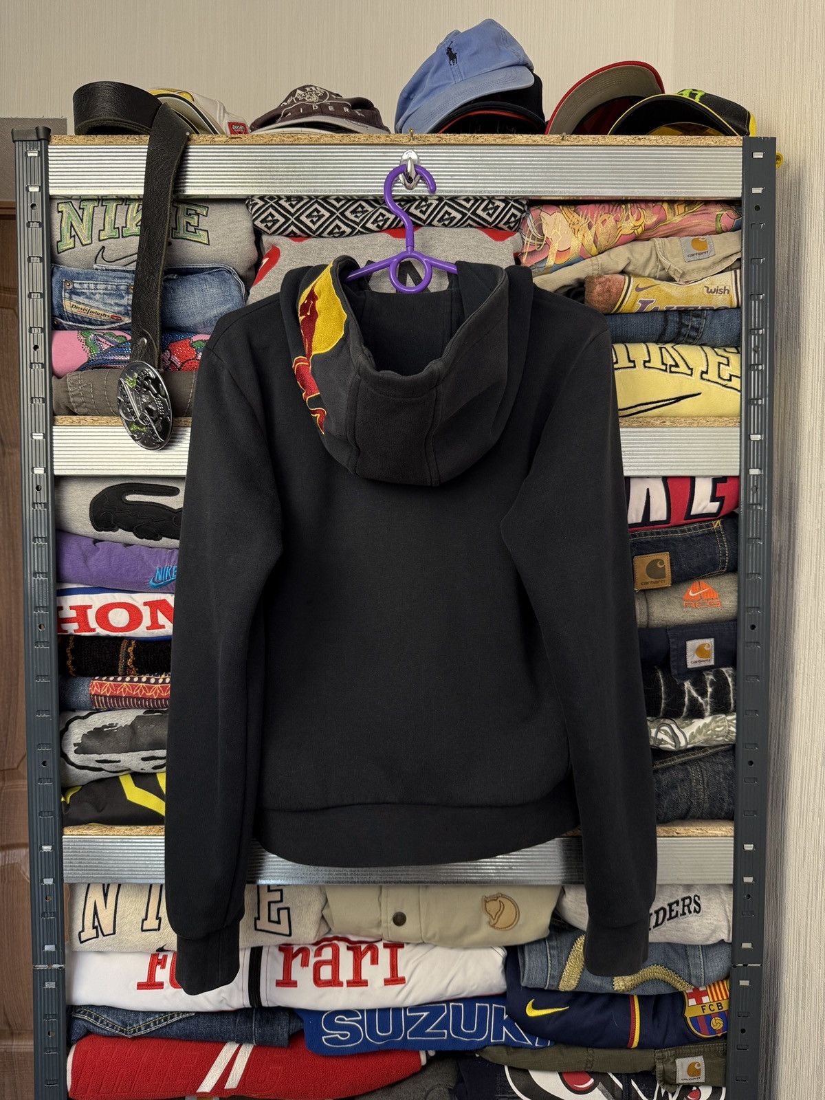 Japanese Brand Red Bull Vintage Zip Hoodie Big Center Logo Y2K Size US S / EU 44-46 / 1 - 2 Thumbnail