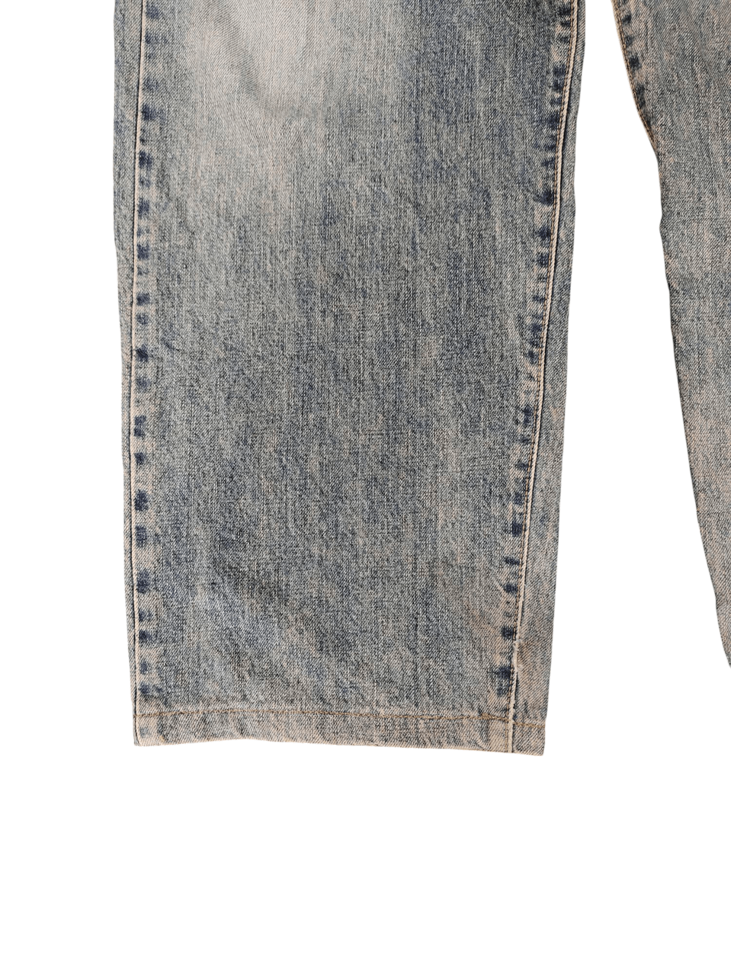 Edwin Baggy Jeans Edwin Japan Distress Faded Denim Wide Leg Jnco Size US 31 - 7 Thumbnail