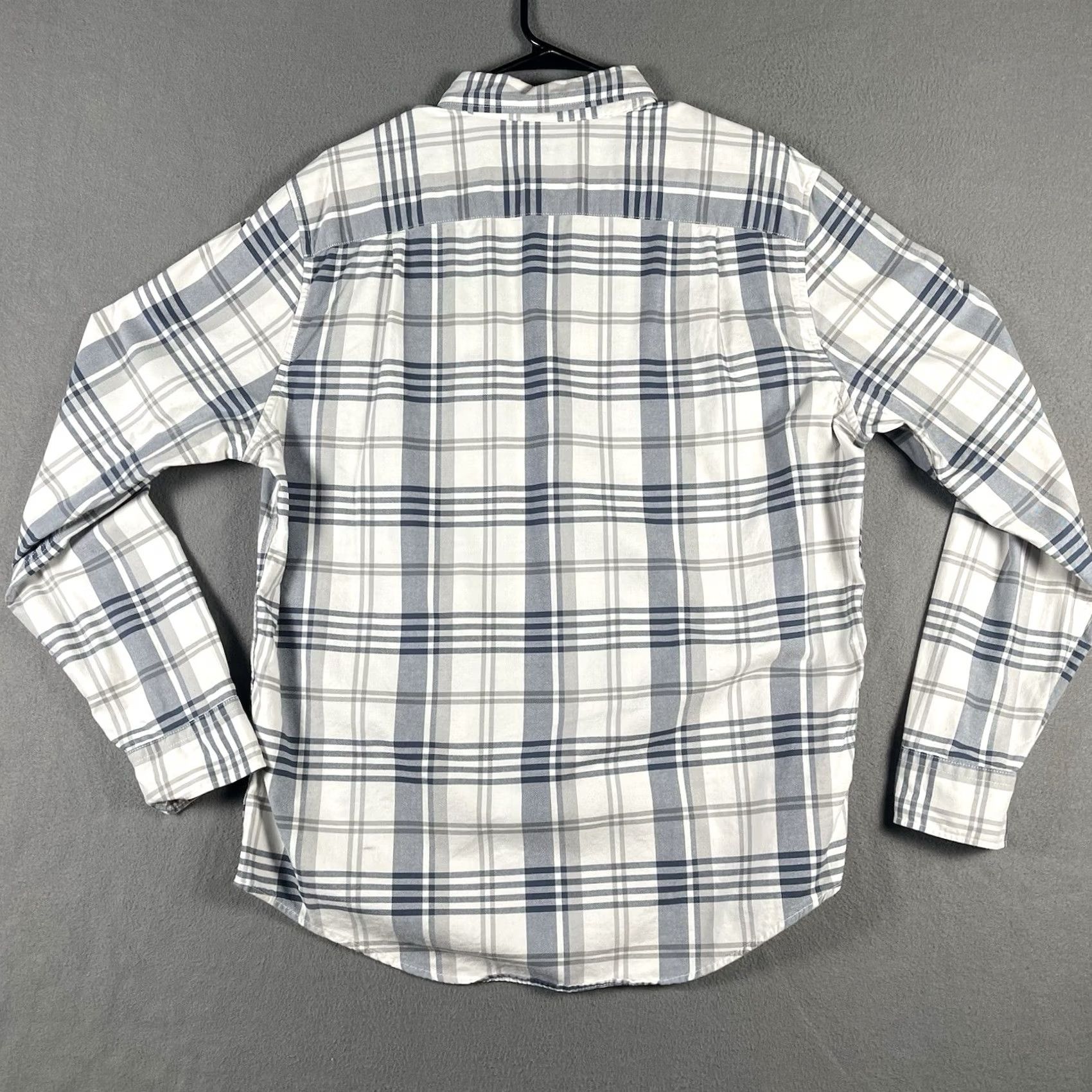 American Eagle Outfitters American Eagle Outfitters Shirt Men L Blue Plaid Long Sleeve Button-Down Vintage Fit Mens Size US L / EU 52-54 / 3 - 3 Thumbnail