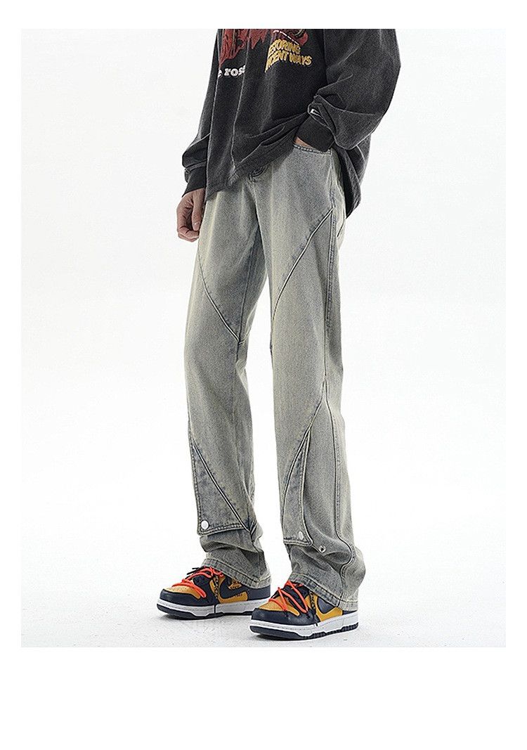 Japanese Brand Men's American high street oversized flared loose jeans Size US 32 / EU 48 - 1 Thumbnail