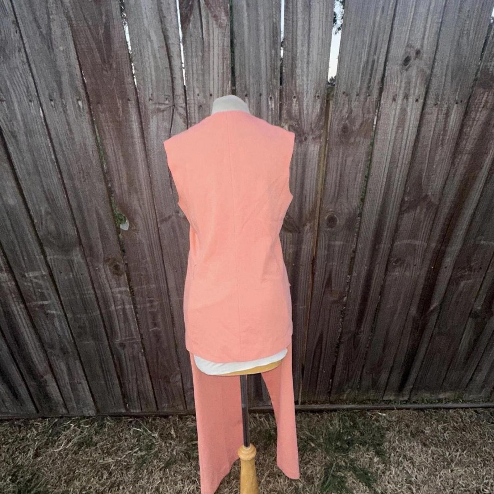 Other Peachy pink 70s vintage 2-piece set - vest and pants #70s Size M / US 6-8 / IT 42-44 - 2 Thumbnail