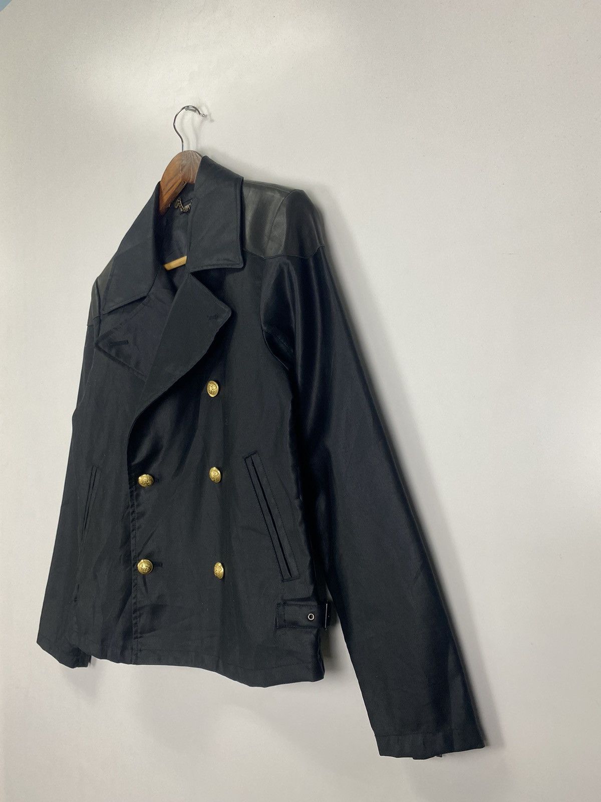 Ann Demeulemeester Ann Demeulemeester shoulder leather Jacket nice design Size US M / EU 48-50 / 2 - 4 Thumbnail