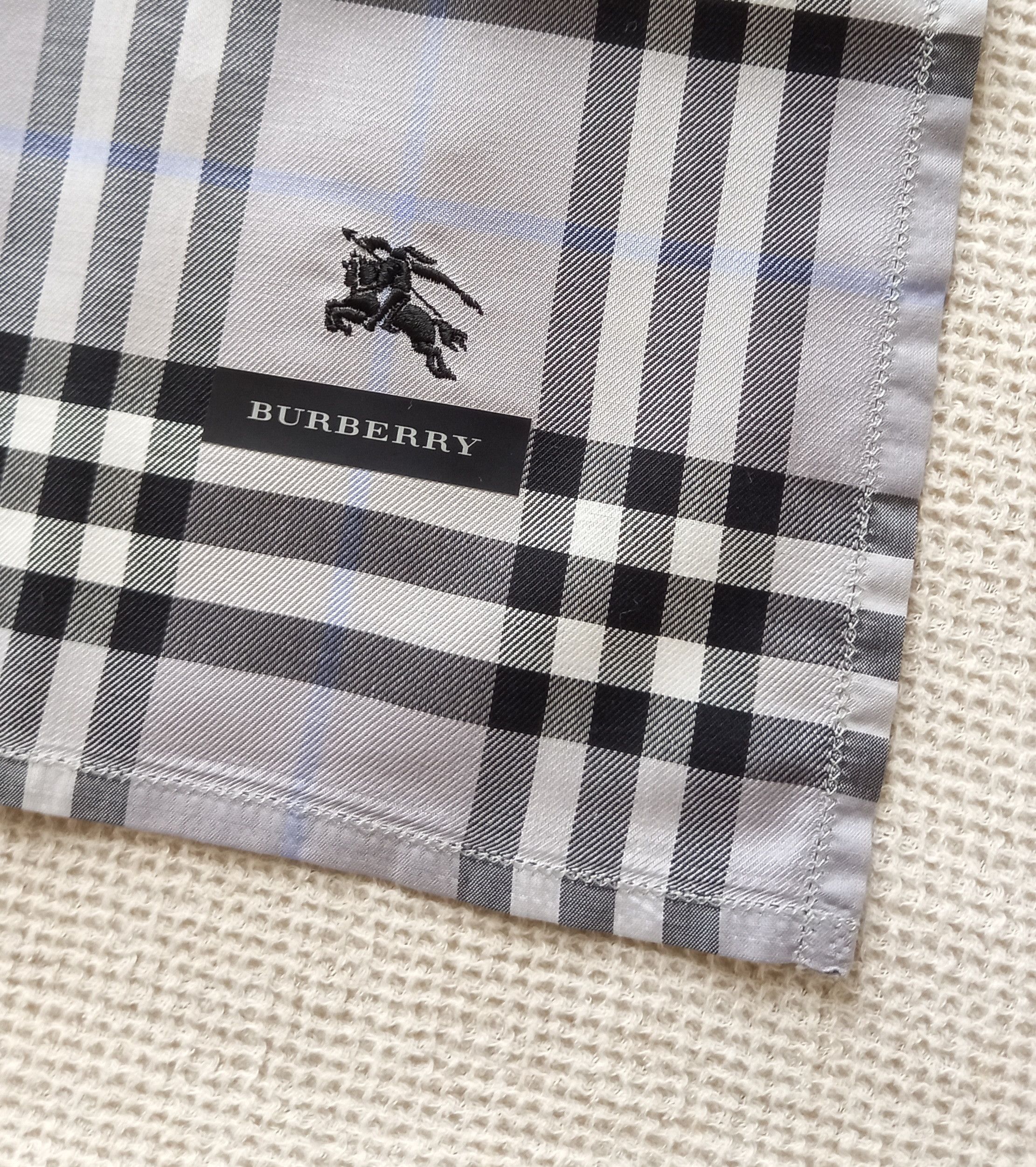 Burberry × Vintage 2 Burberry Bandana/Handkerchief embroidery nova check Size ONE SIZE - 7 Thumbnail