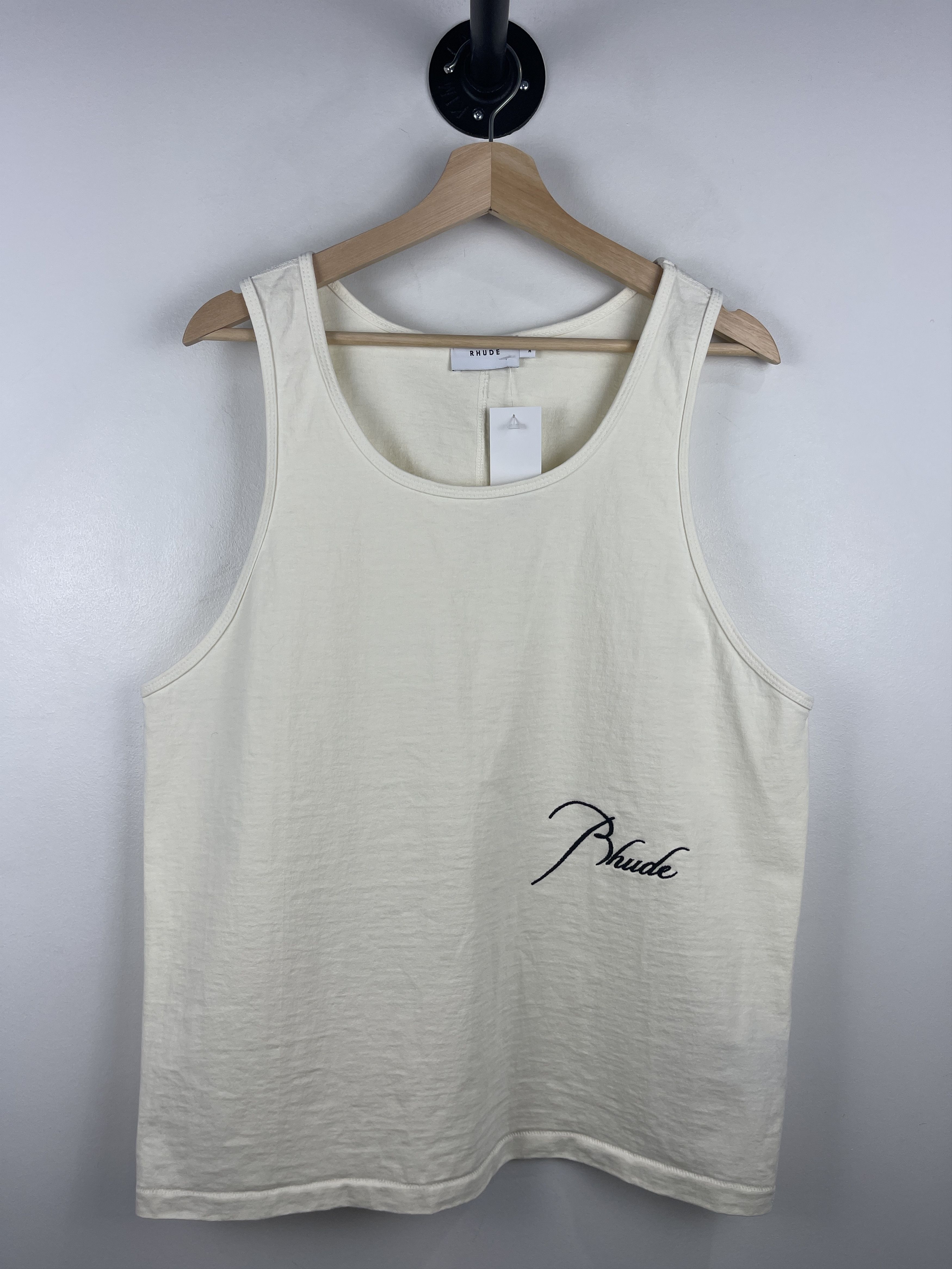 Rhude Rhude White Tank Top Size US M / EU 48-50 / 2 - 1 Thumbnail