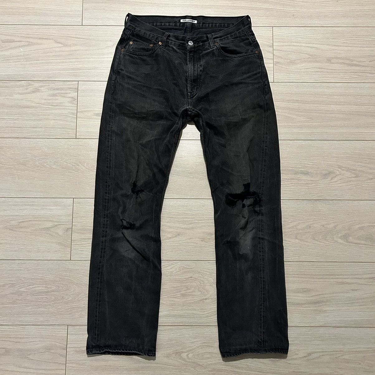 ❗️LAST DROP Our Legacy faded distressed selvedge denim jeans