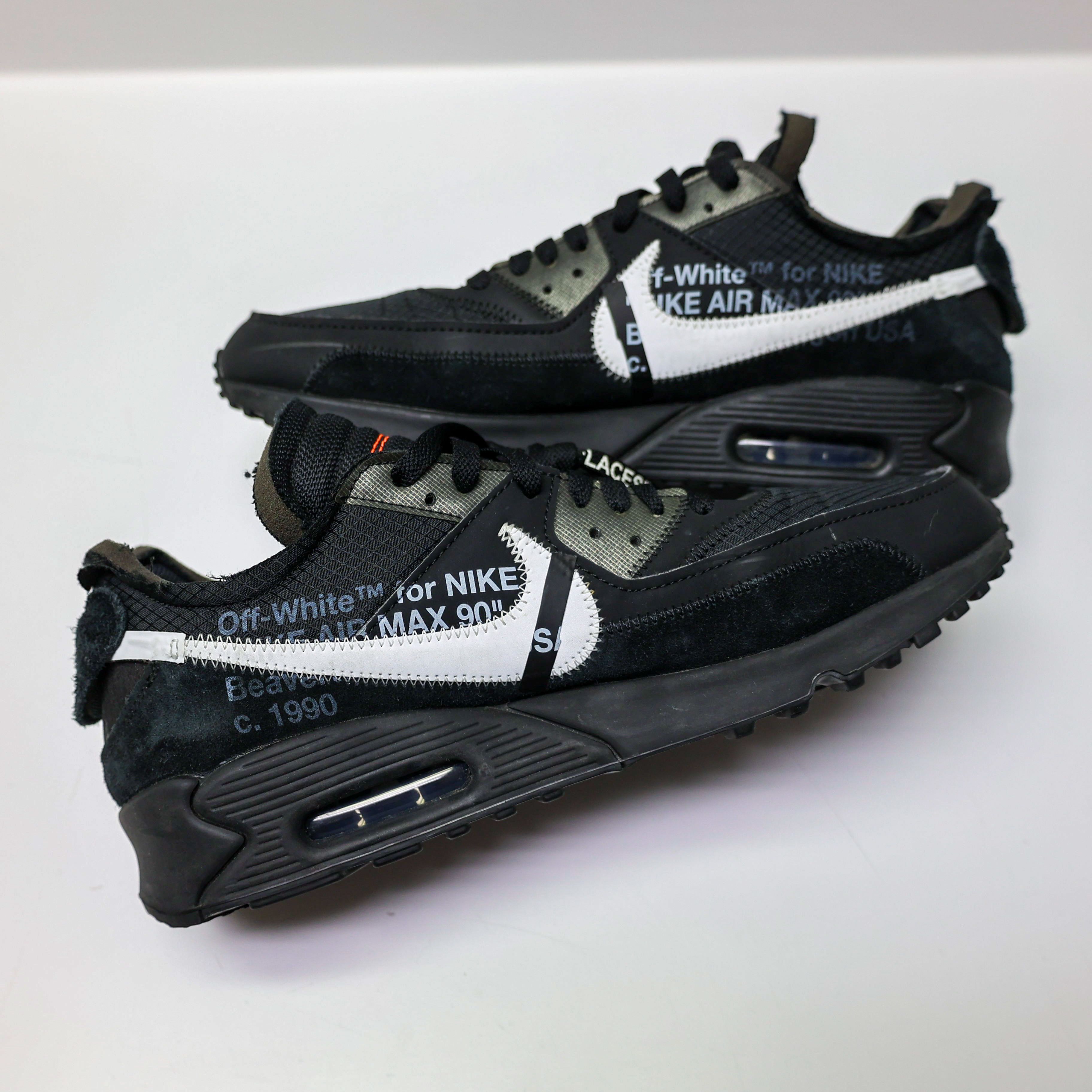 Nike × Off-White Off White x Air Max 90 - Black Size US 11 / EU 44 - 5 Thumbnail