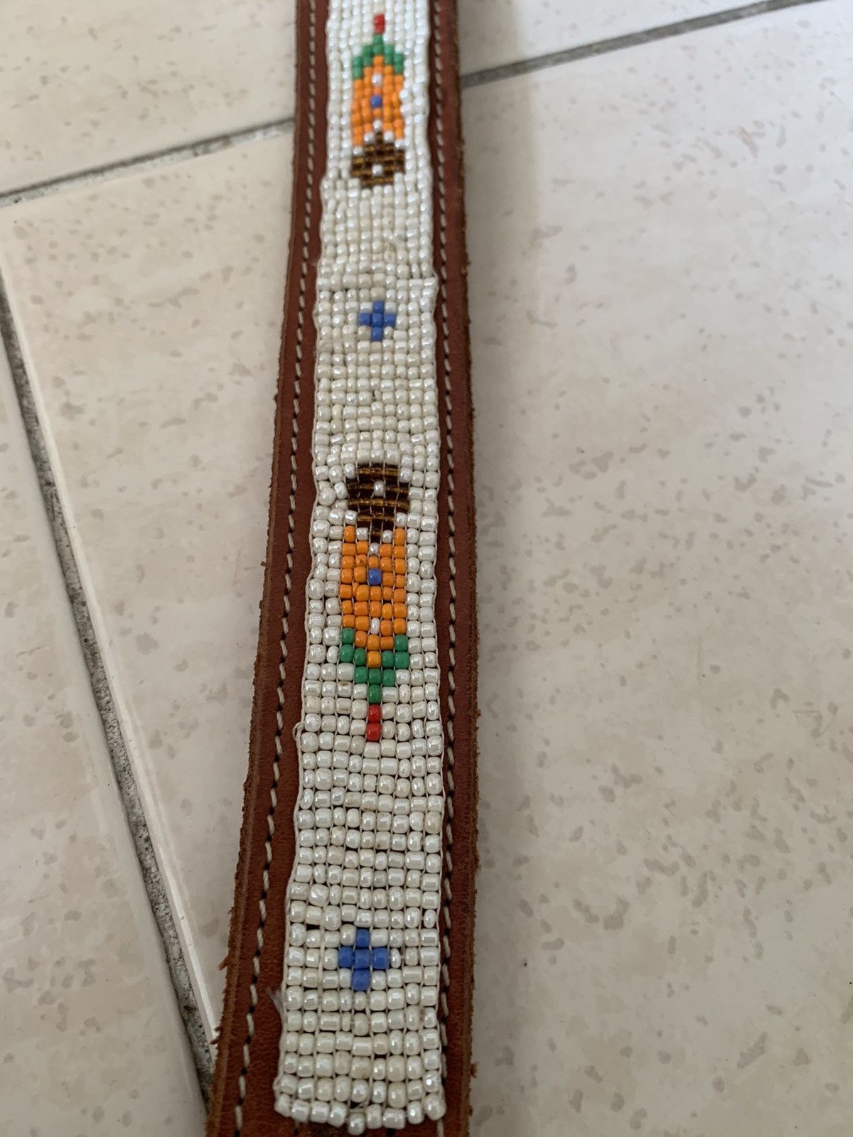 Vintage Vintage leather belt Size ONE SIZE - 2 Thumbnail