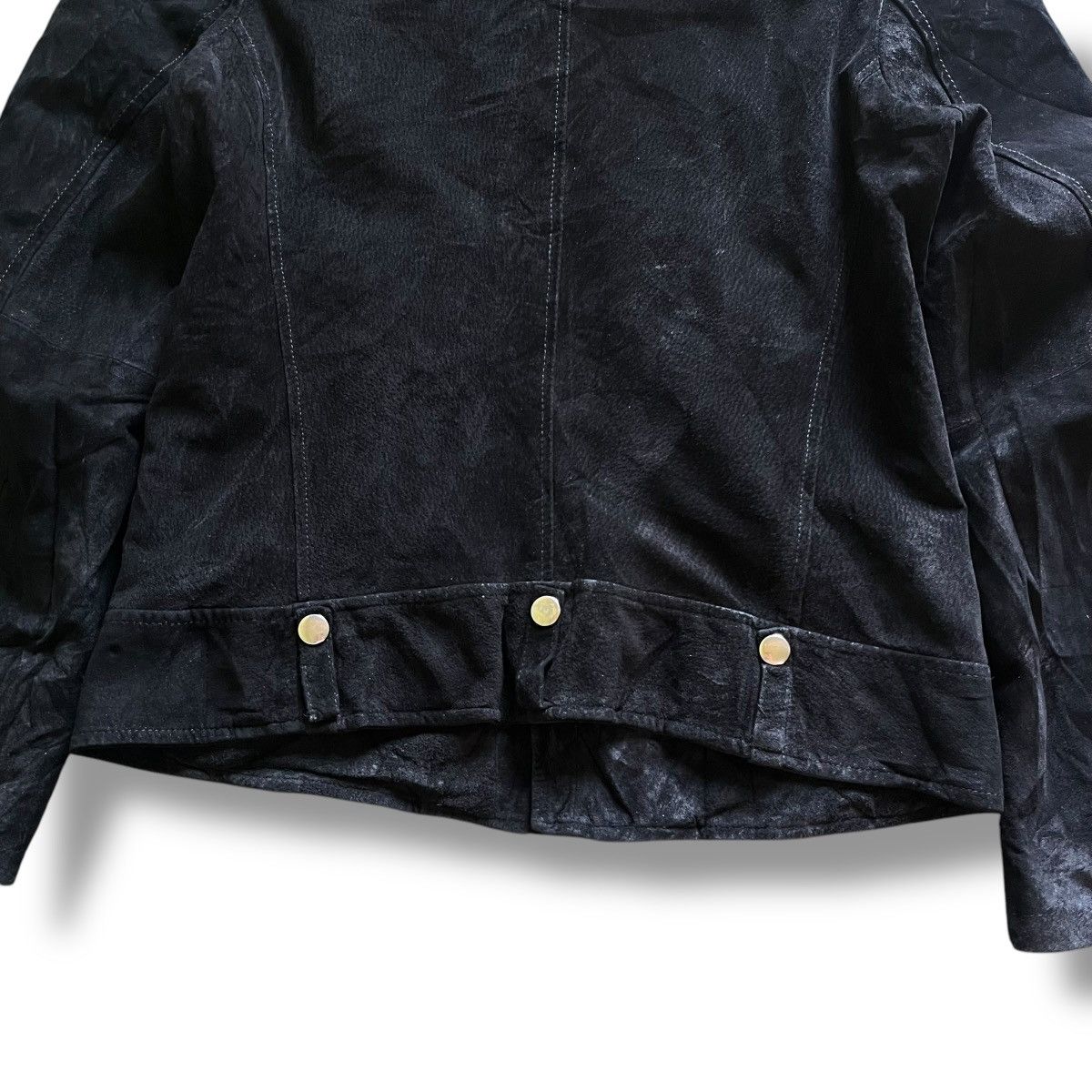 If Six Was Nine VINTAGE LEGENDA SUEDE DOUBLE COLLAR PUNK JACKET Size US S / EU 44-46 / 1 - 8 Thumbnail