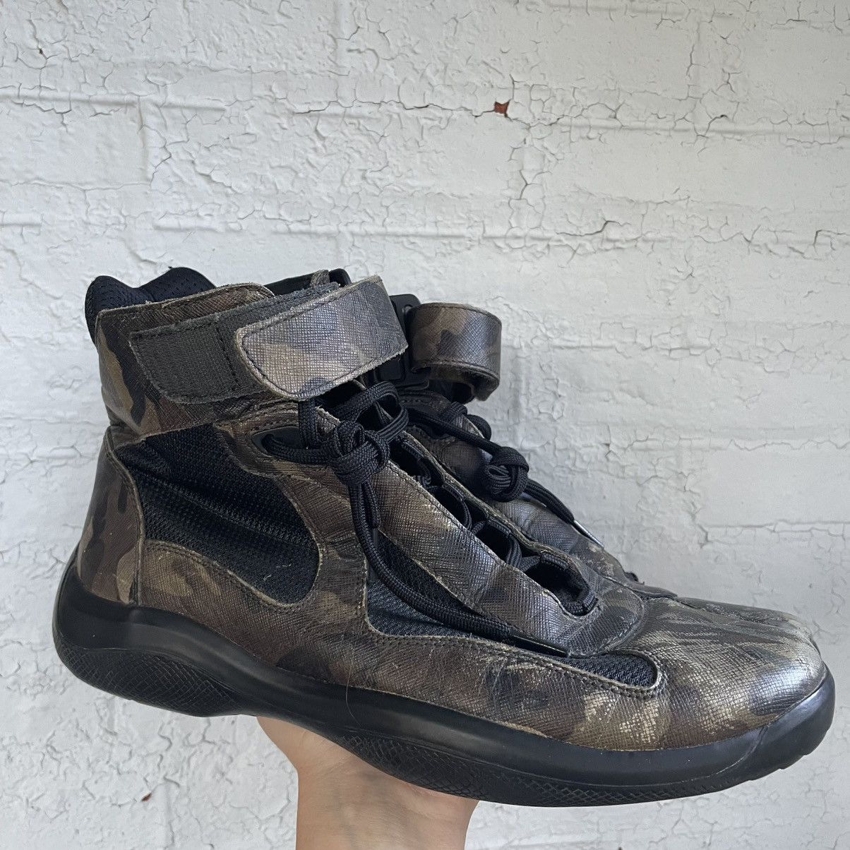 Prada Prada cup high camo Size US 9 / EU 42 - 2 Thumbnail