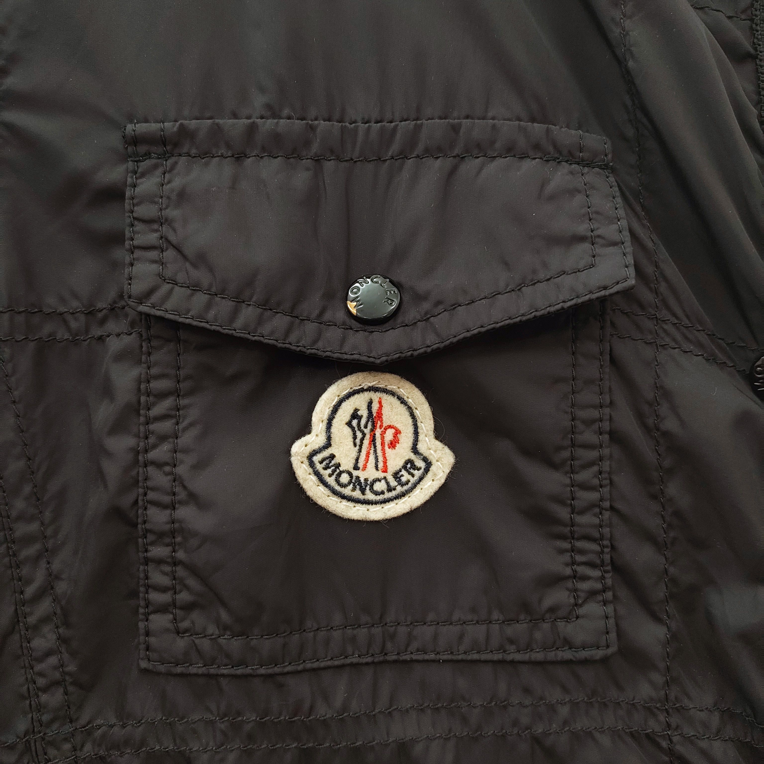 Moncler Moncler vintage women lightweight windbreaker jacket black M Size S / US 4 / IT 40 - 3 Thumbnail