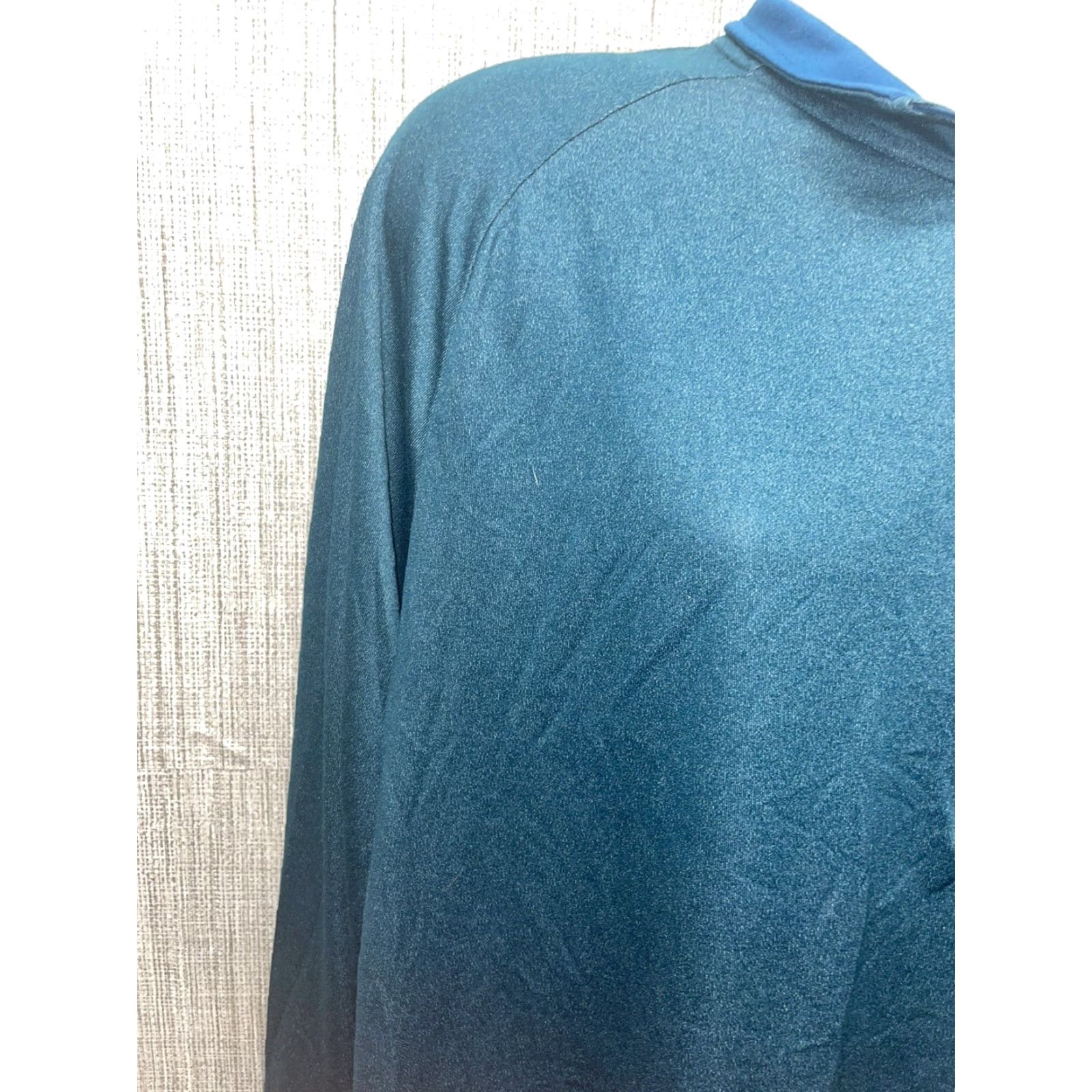 Under Armour Under Armour Loose HeatGear Teal Half-Zip Pullover Mens XL Pullover Dark Teal Activewear Mens XL Size US XL / EU 56 / 4 - 5 Thumbnail