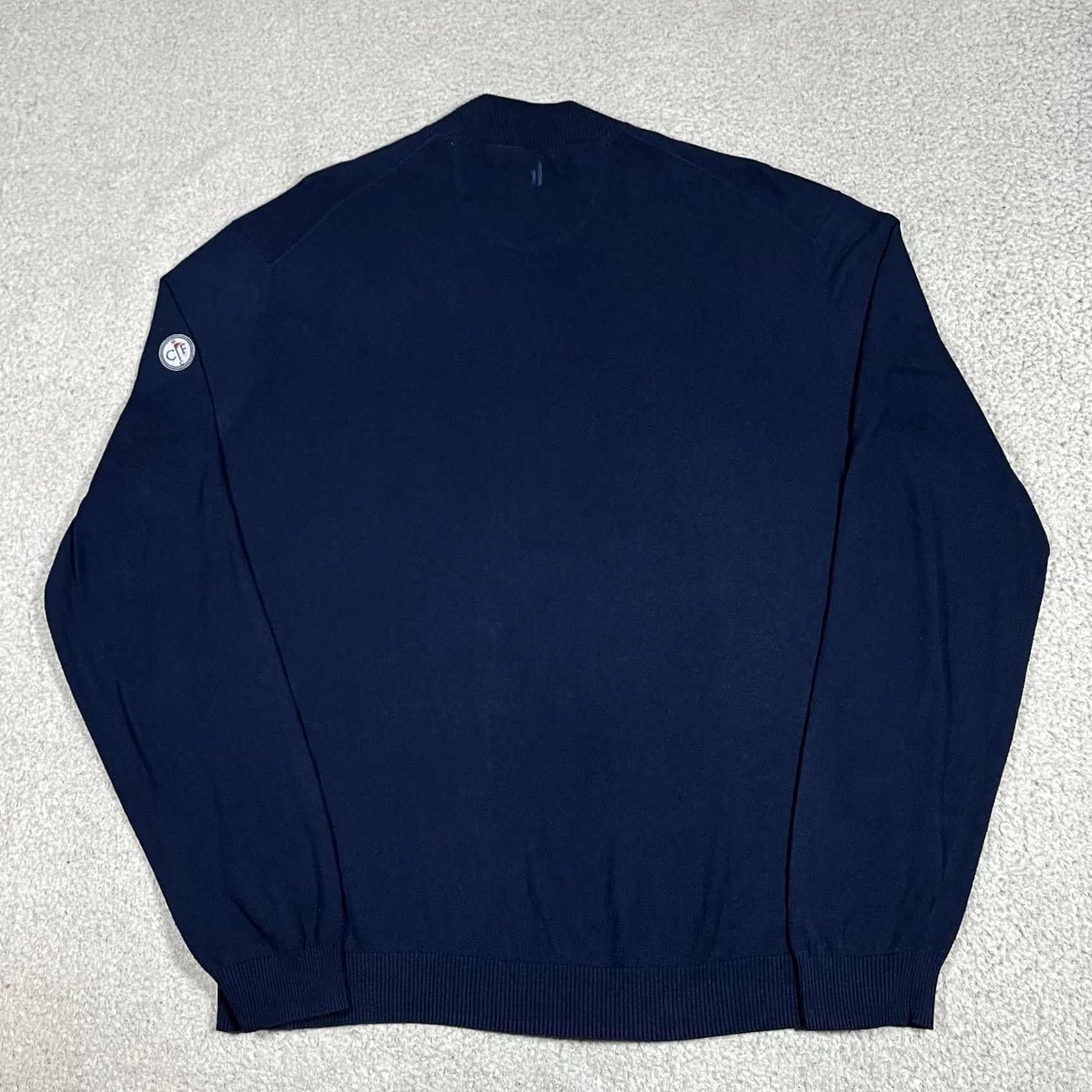 johnnie-O johnnie-O 1/4 Zip Pullover Mens XL Performance Silk Blend Conway Farms Golf Shirt Regular Blue Size US XL / EU 56 / 4 - 6 Thumbnail