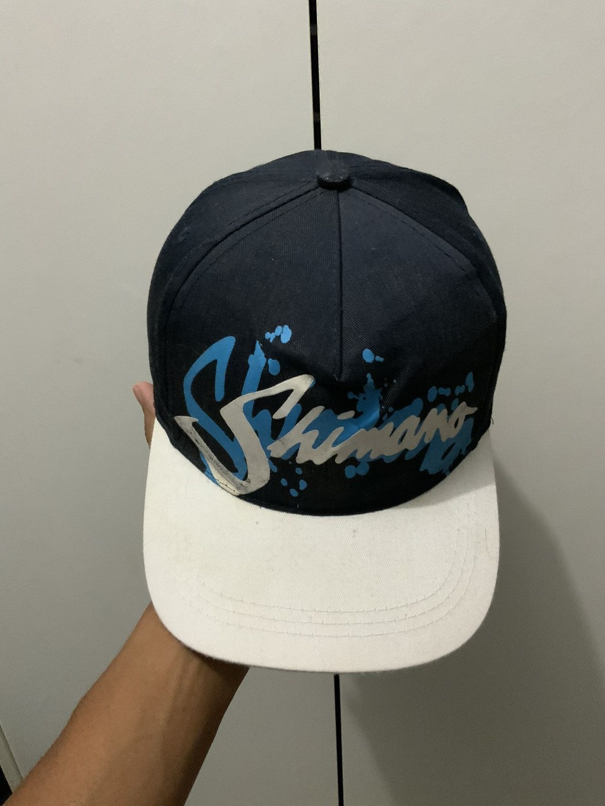 Japanese Brand Shimano Fishing Indigo Japan Hat Size ONE SIZE - 6 Thumbnail