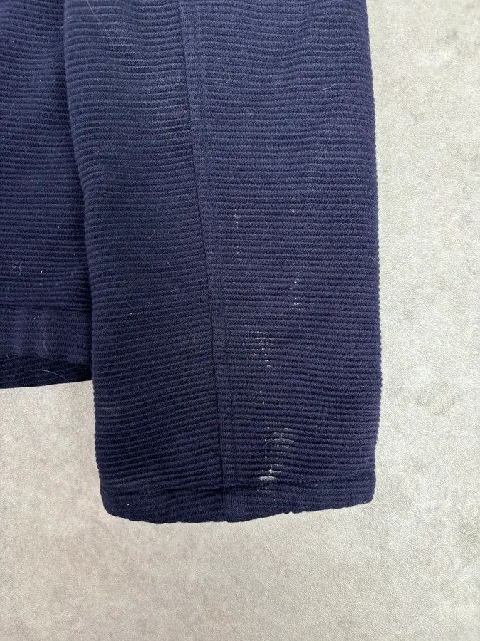 Emporio Armani SS2016 Emporio Armani Navy Wool Minimalist Zip-up Jacket Size US L / EU 52-54 / 3 - 9 Thumbnail