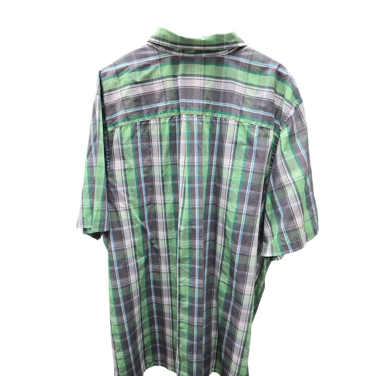 Other Kingsize Men's Green Plaid Shirt, 3XL Tall Size US XXL / EU 58 / 5 - 3 Thumbnail