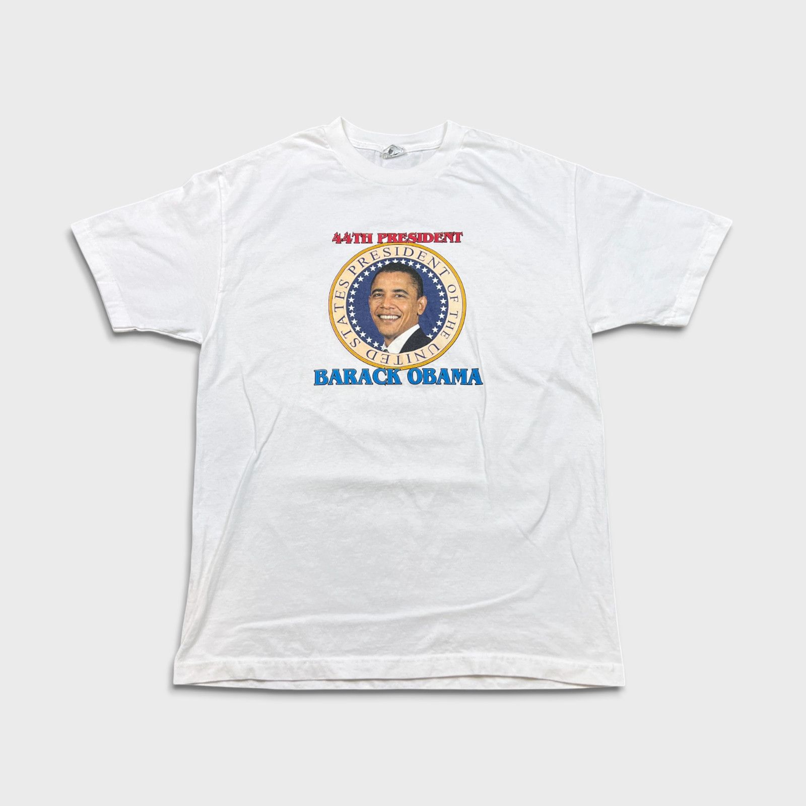 Rap Tees Vintage Y2K Barack Obama T Shirt 44th President Election Tee Size US L / EU 52-54 / 3 - 1 Thumbnail