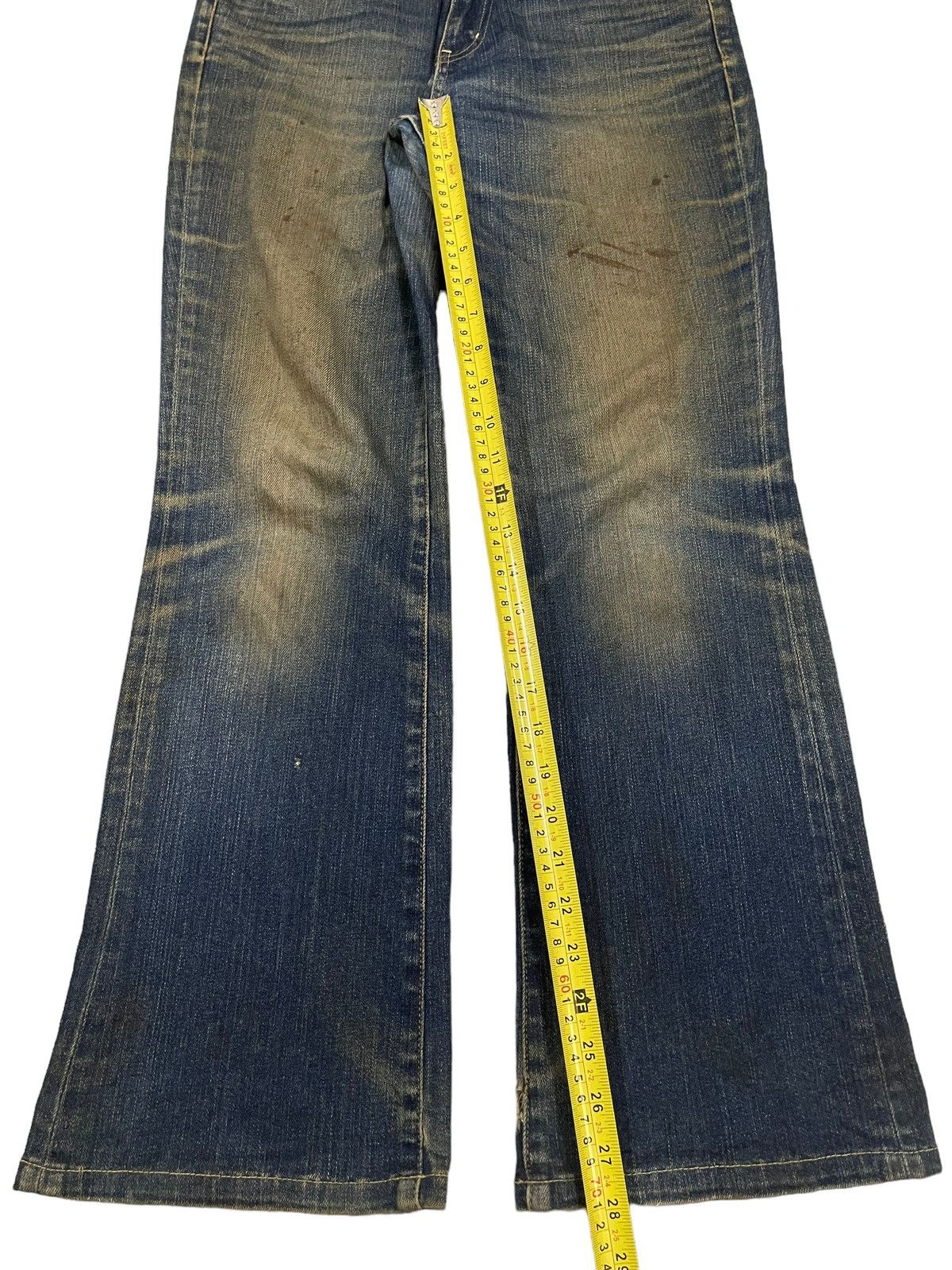 Uniqlo Vintage Japanese Uniqlo Mud Wash Style Flare Jeans Size US 30 / EU 46 - 11 Thumbnail