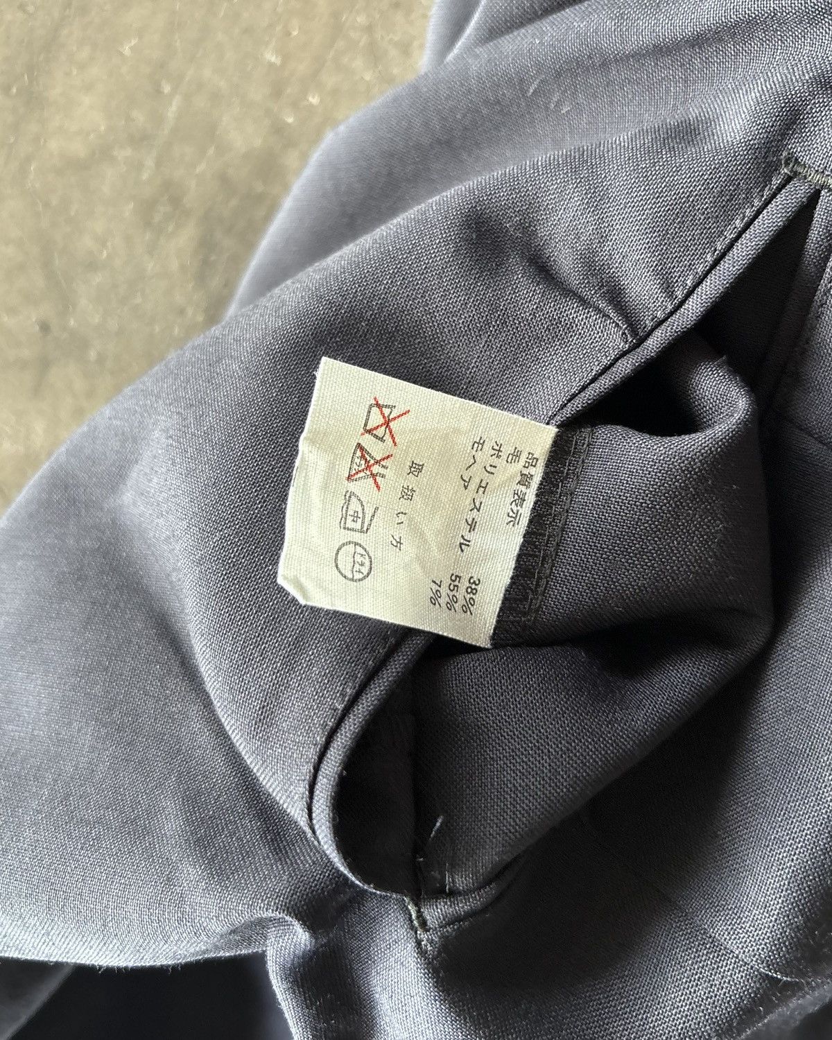 Yohji Yamamoto Yohji Yamamoto Navy Work Pants Size US 33 - 4 Thumbnail