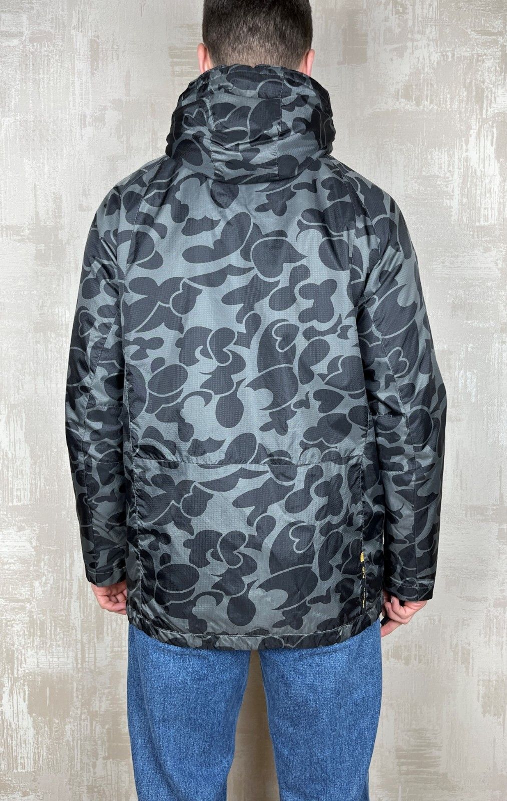 Other Fly53 Hooded Windbreaker Nylon Camo? Jacket Lightly Padded Size US L / EU 52-54 / 3 - 15 Thumbnail
