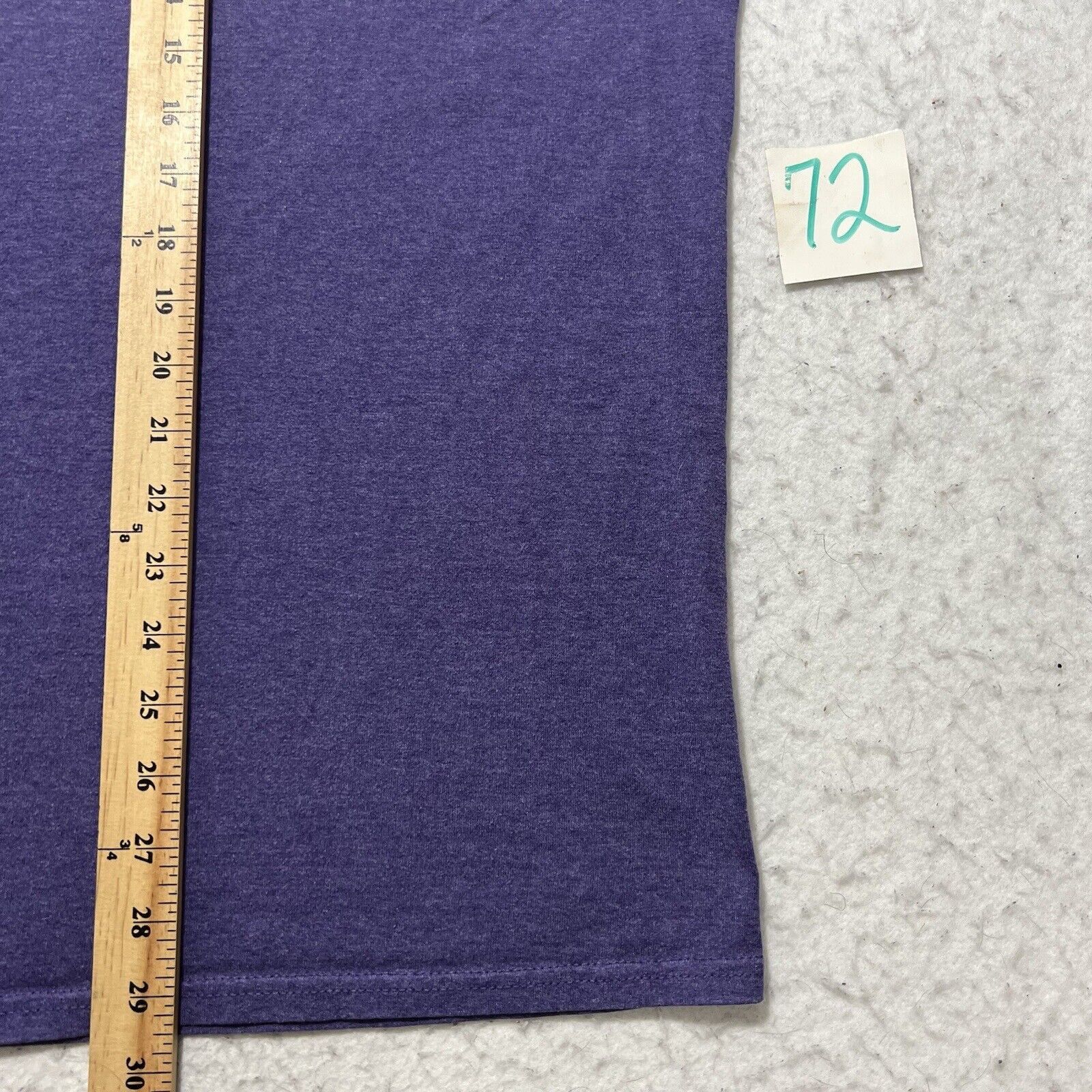 Fruit Of The Loom Fruit Of The Loom 3XL Crewneck Tee Pullover Purple T Shirt Size US XXL / EU 58 / 5 - 9 Thumbnail