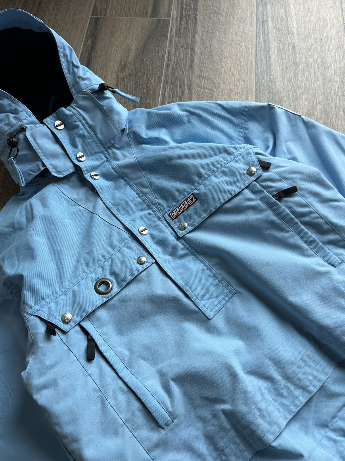 Vintage Vintage Degre7 Technology anorak jacket waterproof Size US M / EU 48-50 / 2 - 4 Thumbnail