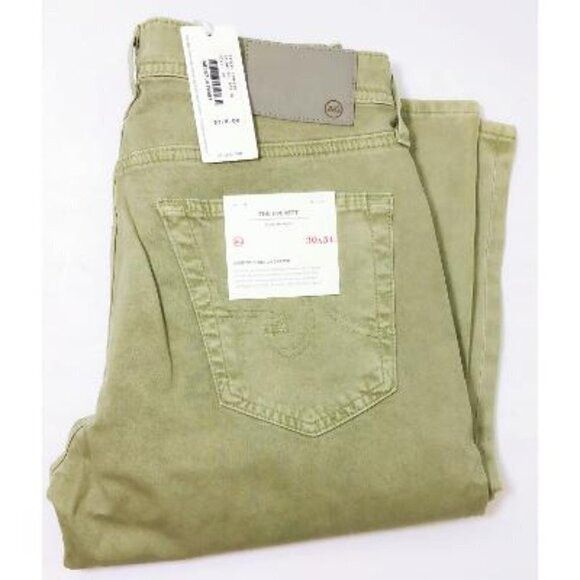 AG Adriano Goldschmied AG Adriano Goldschmied Mens Green Everett SUD Slim Straight Size US 30 / EU 46 - 6 Thumbnail