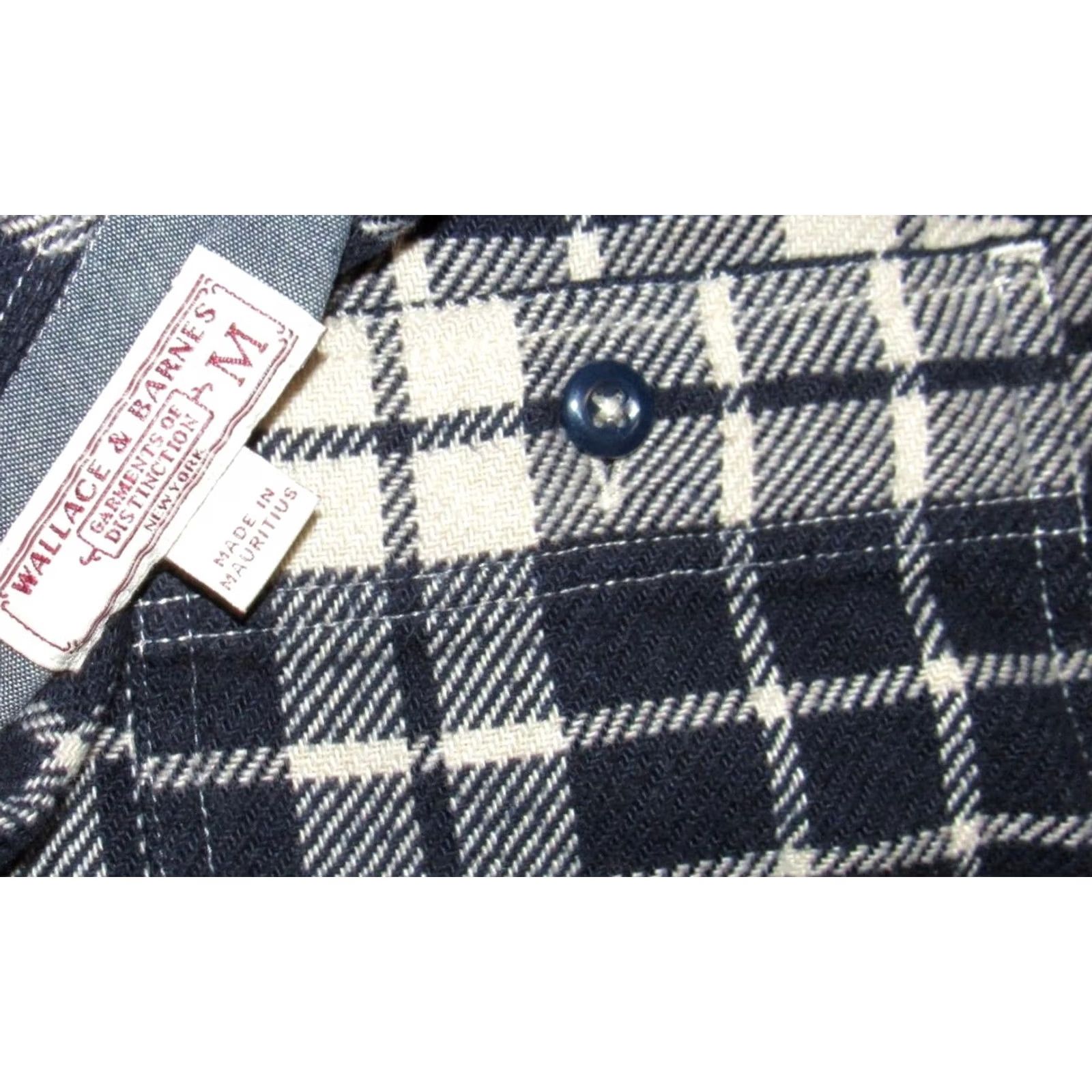 Wallace & Barnes WALLACE & BARNES Plaid Long Sleeve Button Down Shirt Medium Size US M / EU 48-50 / 2 - 3 Thumbnail