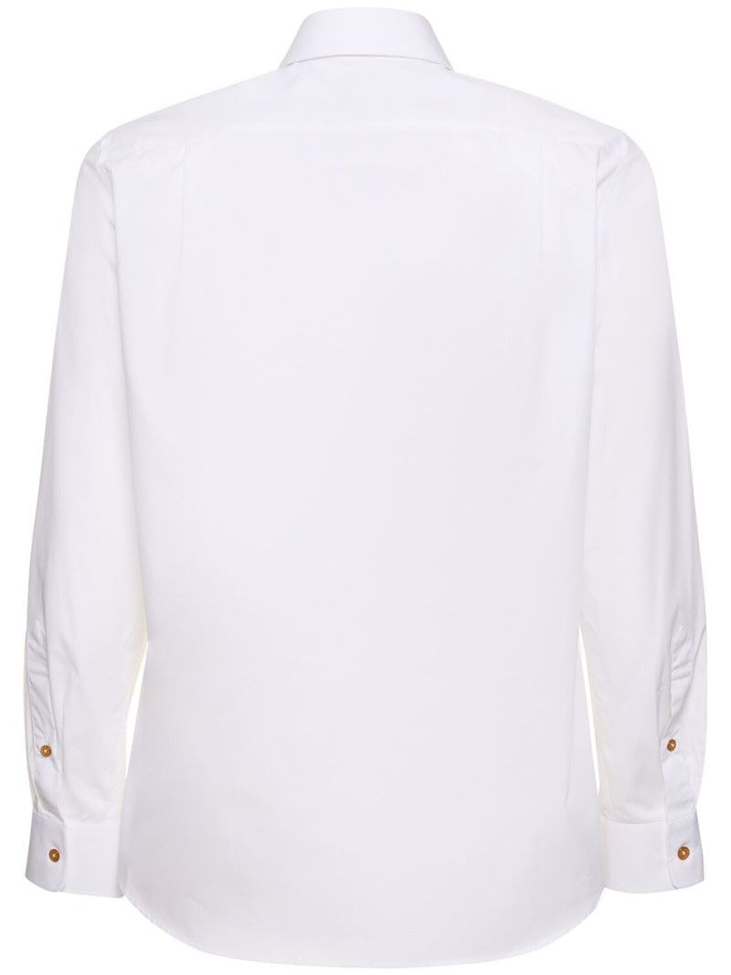 Vivienne Westwood o1y0525 Logo Solid Color Shirt in White Size US M / EU 48-50 / 2 - 3 Thumbnail