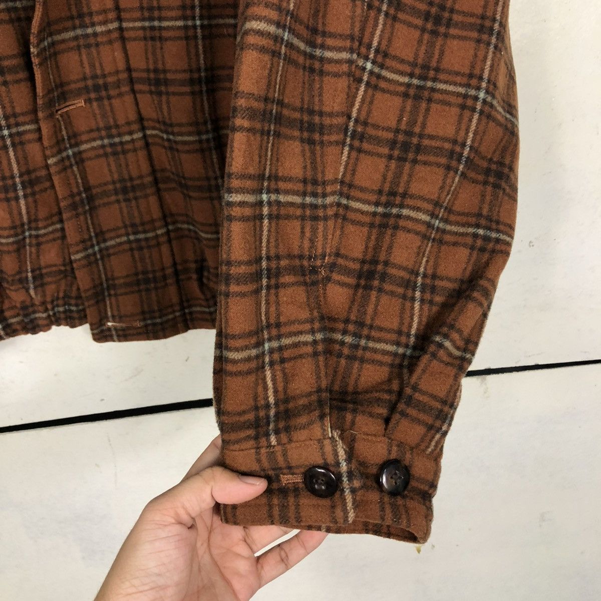 Japanese Brand 🔥VINTAGE BOMBER JACKET TARTAN DESIGN UPPISH ISSEY MIYAKE Size US L / EU 52-54 / 3 - 17 Thumbnail