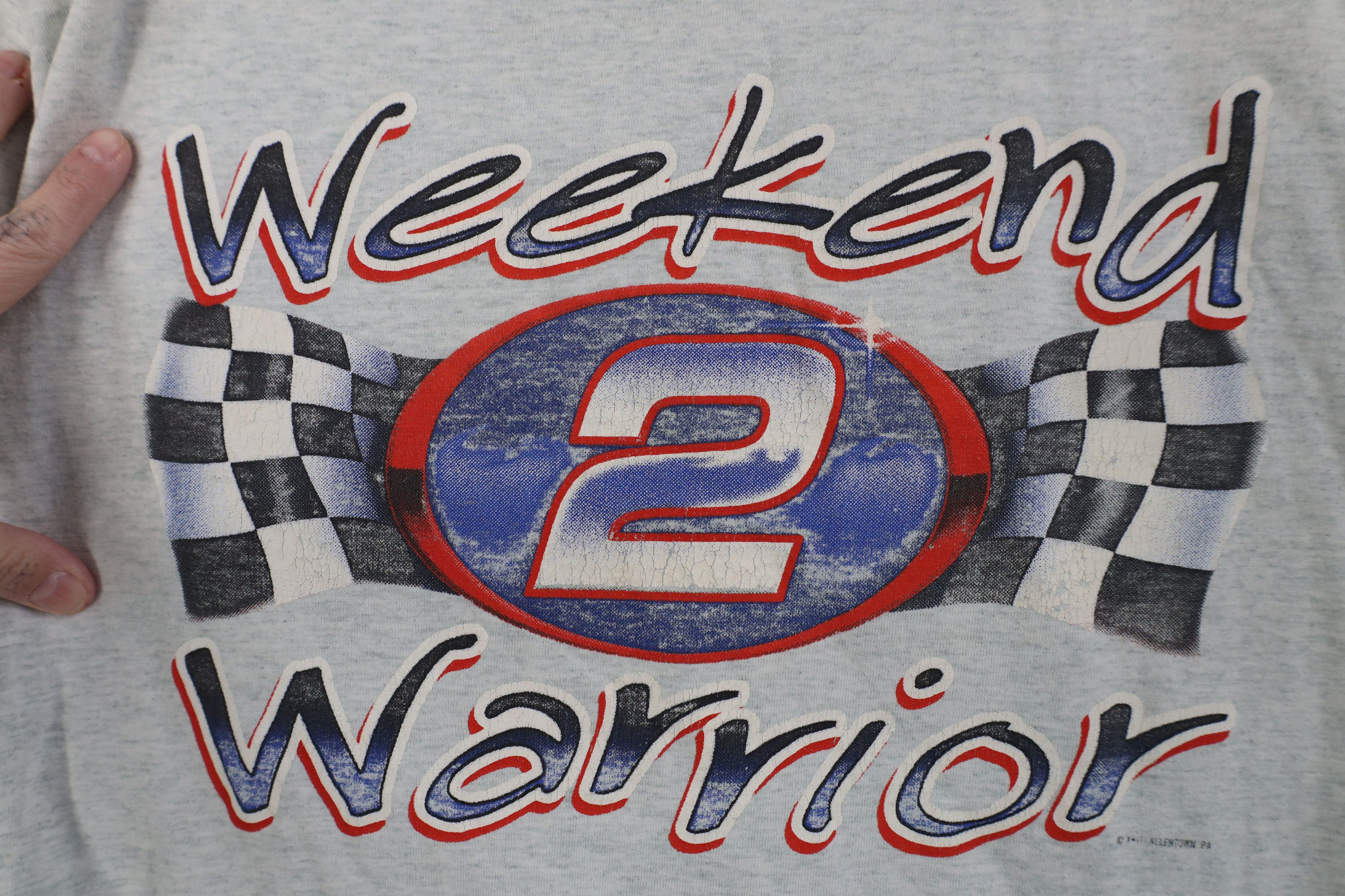 Vintage Vintage 90s NASCAR Rusty Wallace Racing T-Shirt Gray #2 Size US XL / EU 56 / 4 - 4 Thumbnail