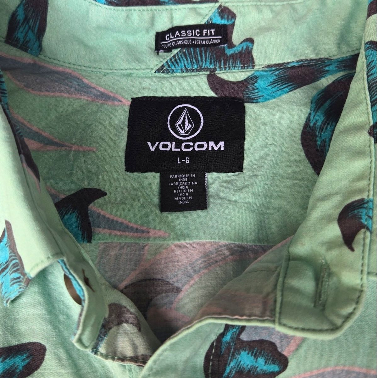 Volcom Volcom | Tropical Button Up, Short Sleeve Shirt | Large Size US L / EU 52-54 / 3 - 2 Thumbnail