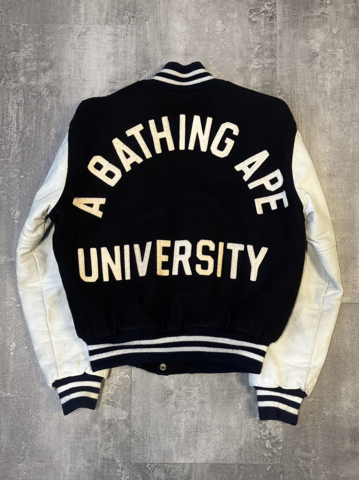 Bape Vintage BAPE Varsity Jacket Size US M / EU 48-50 / 2 - 1 Thumbnail