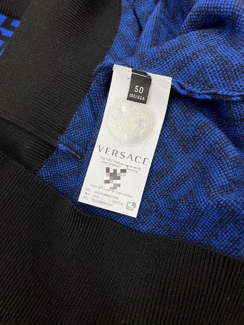 Versace Versace Men's back pattern Medusa wool Size US M / EU 48-50 / 2 - 8 Thumbnail