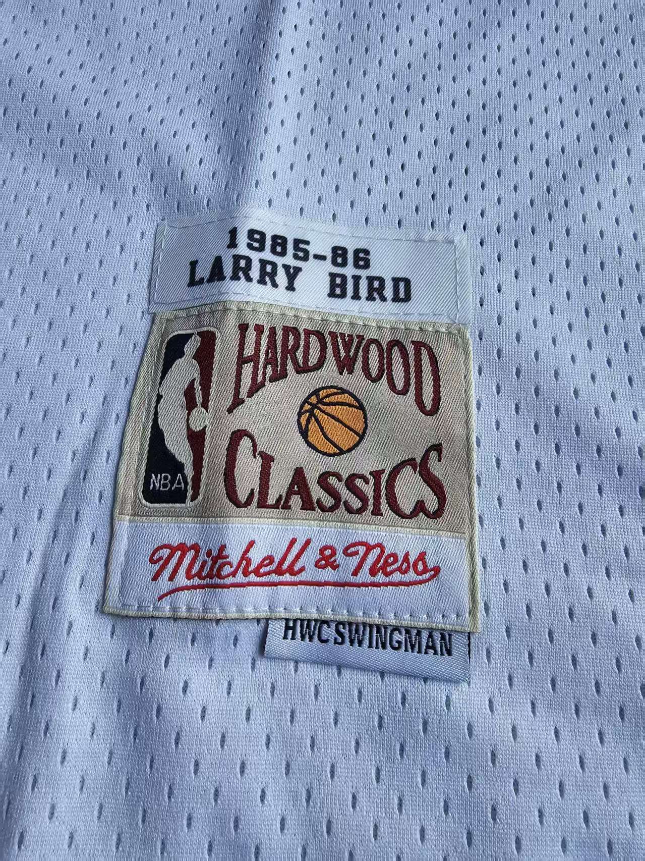 NBA 1985 86 Boston Celtics 33 Larry Bird Jersey White Size US M / EU 48-50 / 2 - 4 Thumbnail