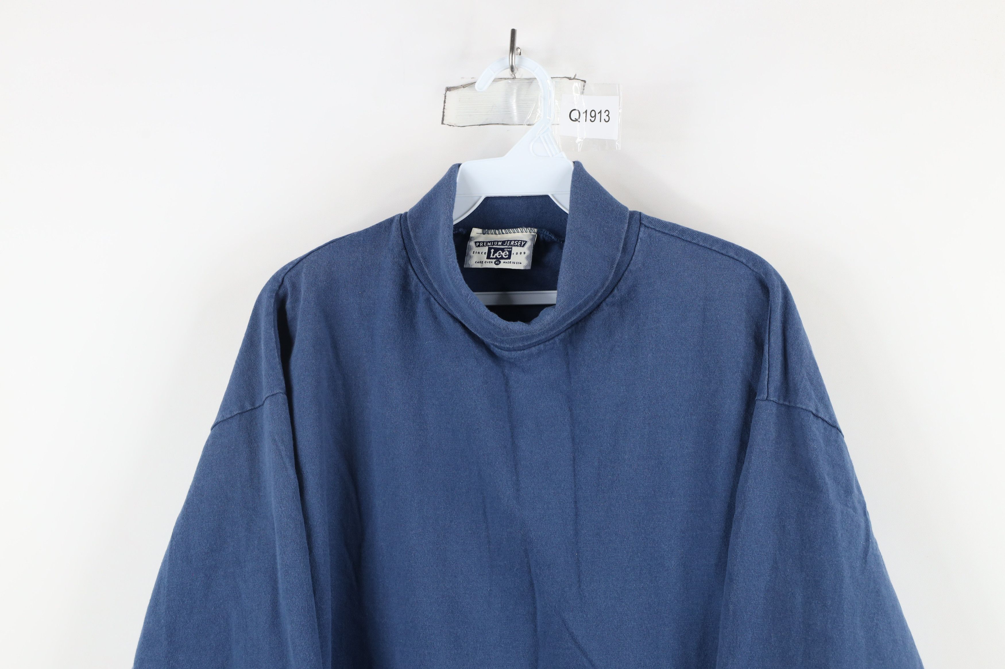 Vintage Vintage 90s Streetwear Heavyweight Turtleneck T-Shirt Cotton Size US XL / EU 56 / 4 - 2 Thumbnail