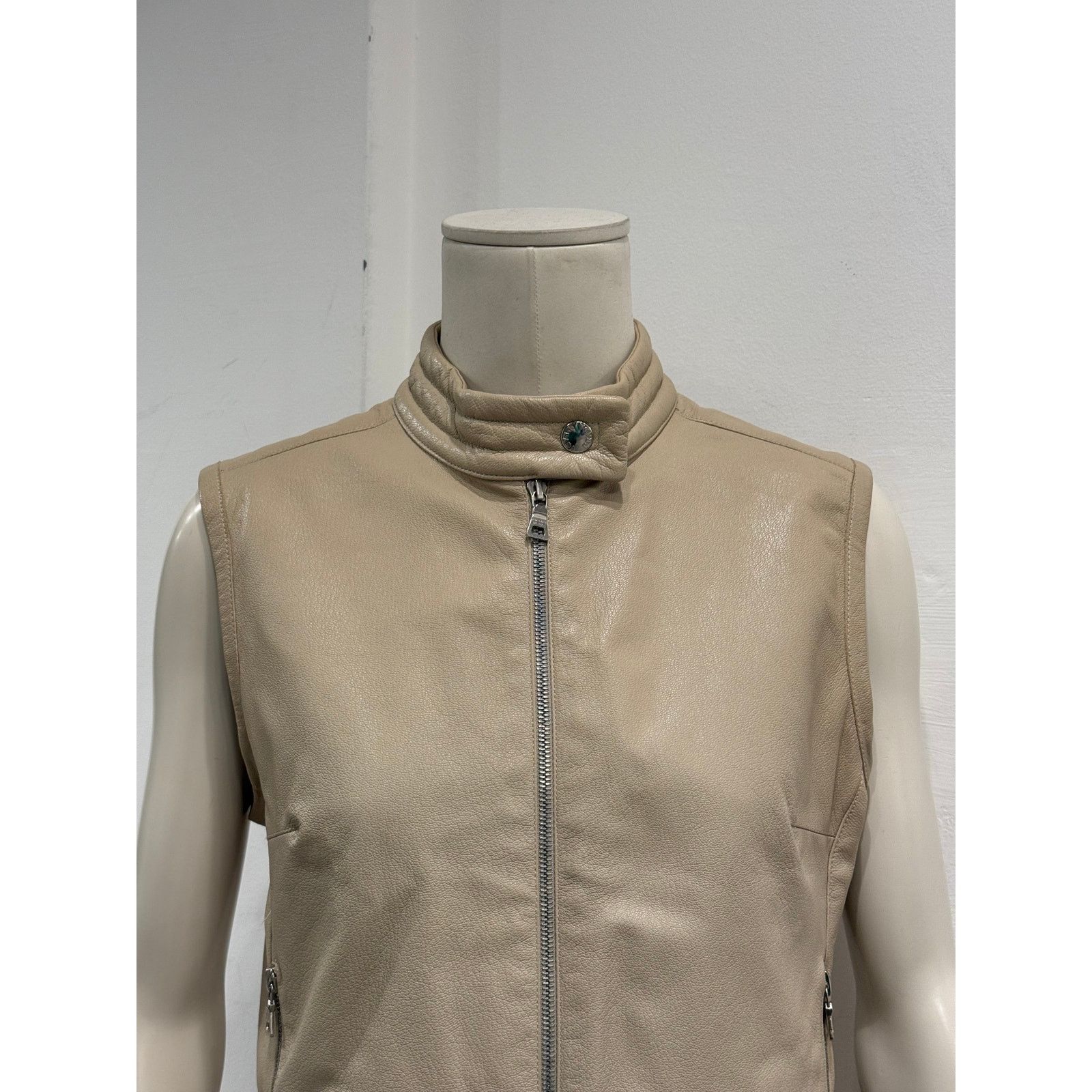 Prada A/W2000 Prada biker leather vest Size US S / EU 44-46 / 1 - 10 Thumbnail