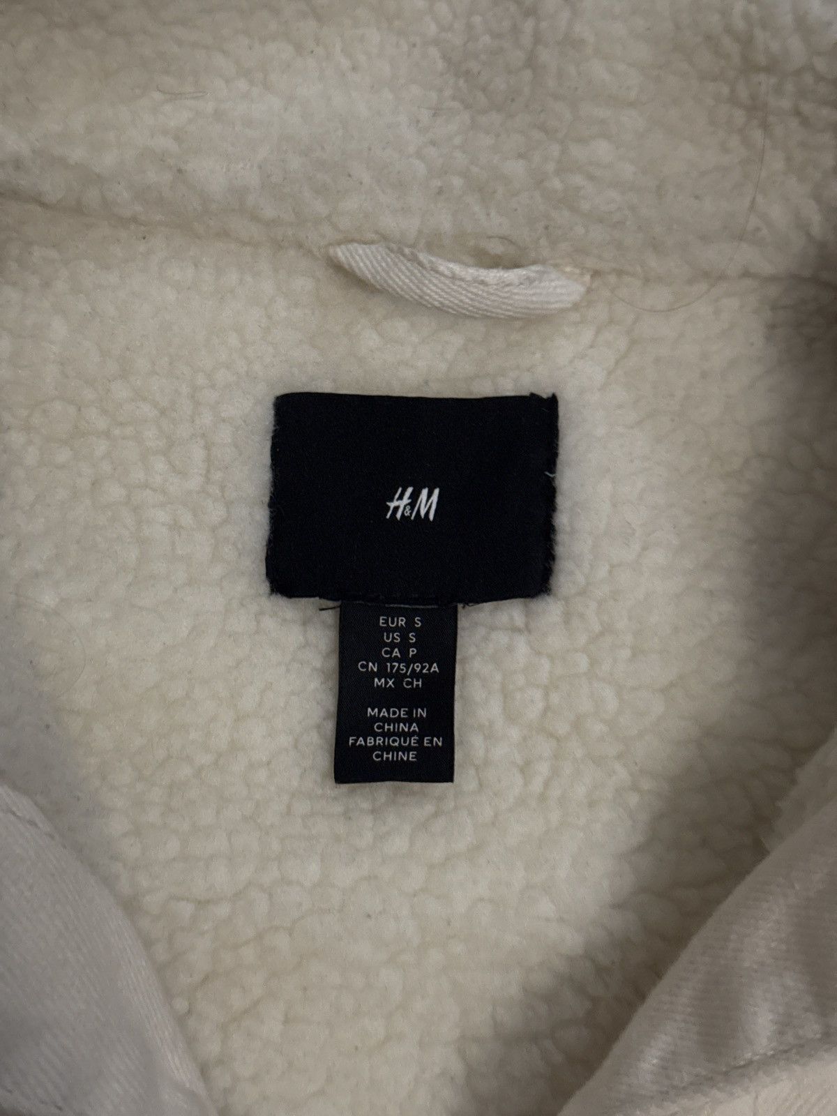 H&M Tan Corduroy Jacket with Tan Sherpa Lining Size US S / EU 44-46 / 1 - 5 Thumbnail