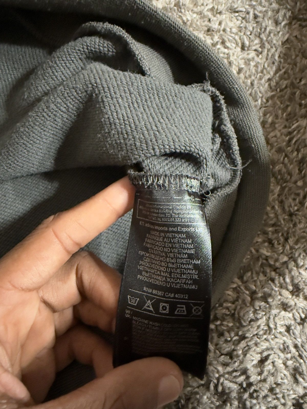Adidas × Undefeated Dark Grey Adidas/Undefeated Collab Sweat shirt Size US XS / EU 42 / 0 - 5 Thumbnail