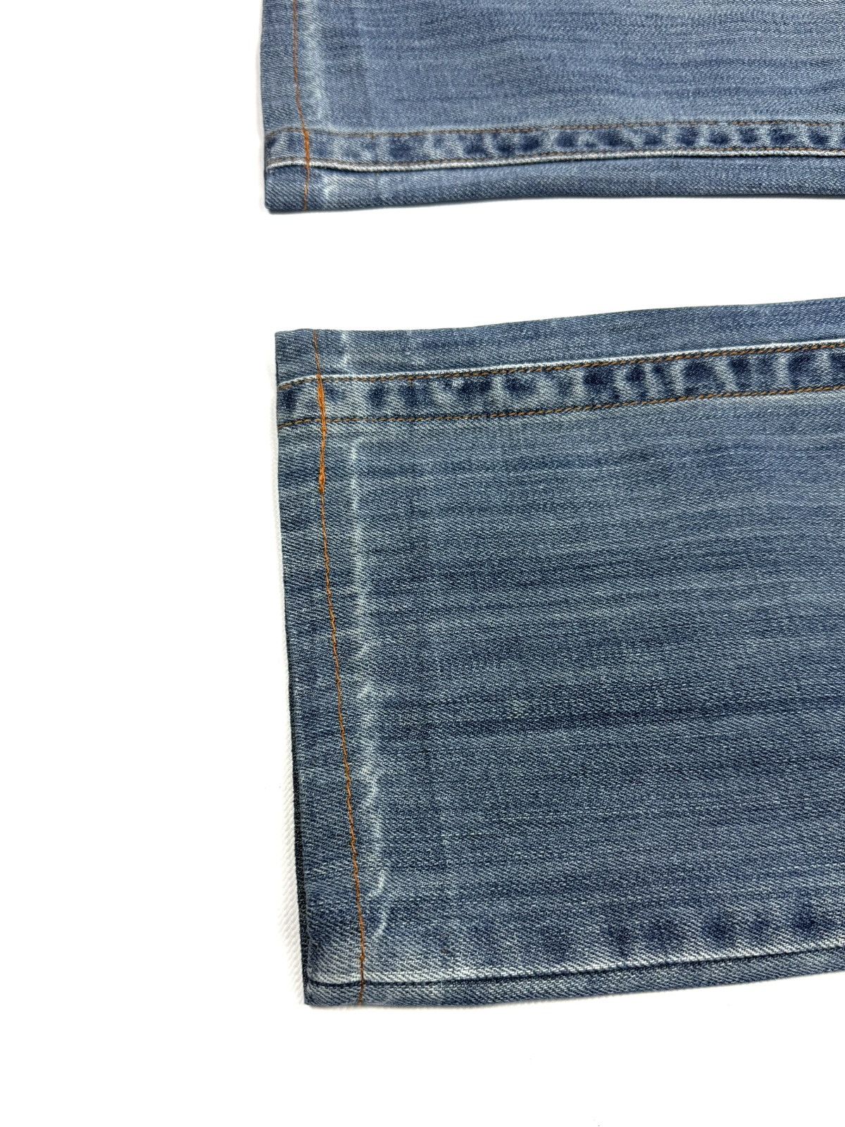 Dolce & Gabbana 00s Dolce & Gabbana Vintage Distressed Logo Jeans Blue Italy Size 34" / US 12 / IT 48 - 17 Thumbnail
