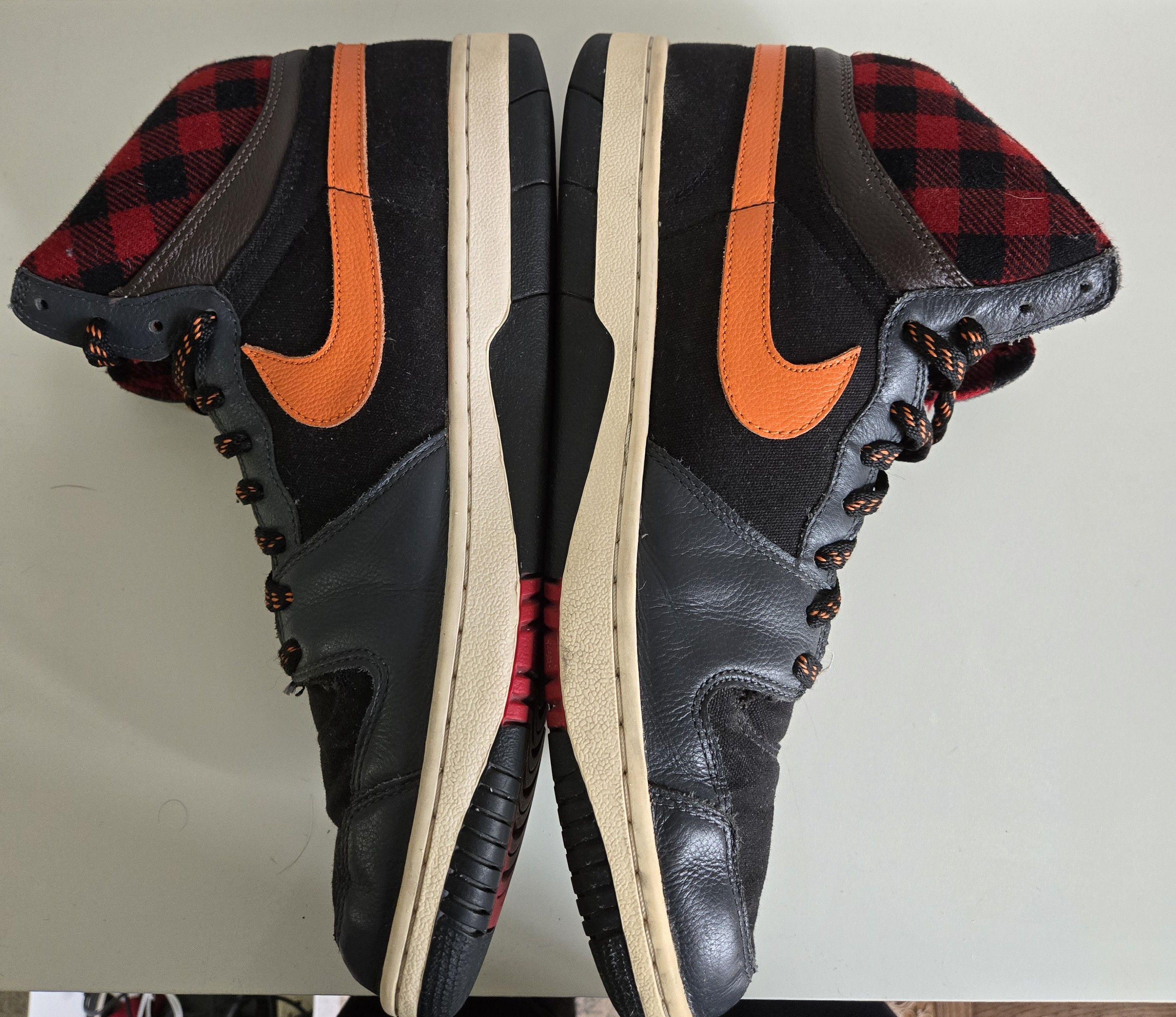Nike Nike Court Force Hi Buffalo Plaid Size US 13 / EU 46 - 3 Thumbnail