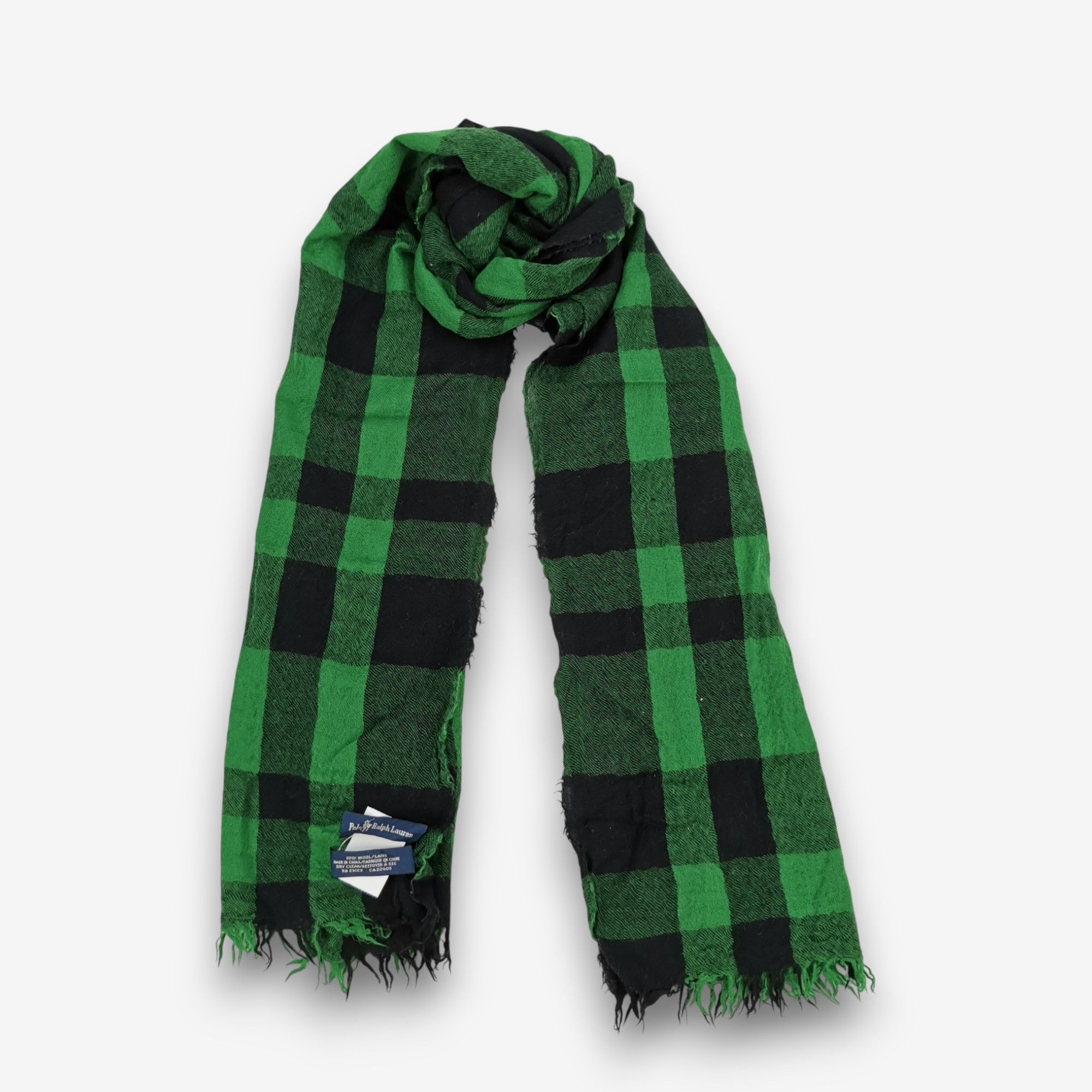 Polo Ralph Lauren Vintage Polo Ralph Lauren Scarf Wool Cashmere Scarves Size ONE SIZE - 1 Thumbnail