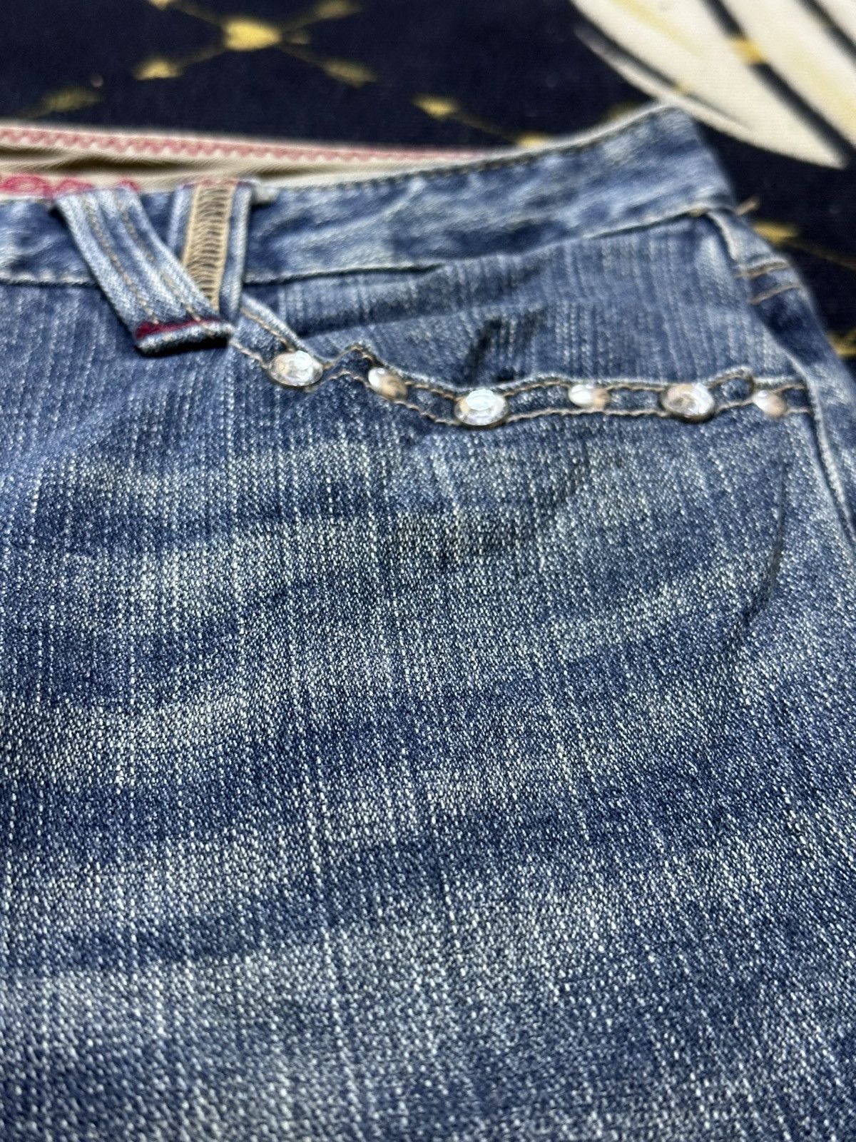 Le Grande Bleu (L.G.B.) Vintage Daily Topics Flare Bootcut Grunge Distressed Denim Size US 30 / EU 46 - 6 Thumbnail