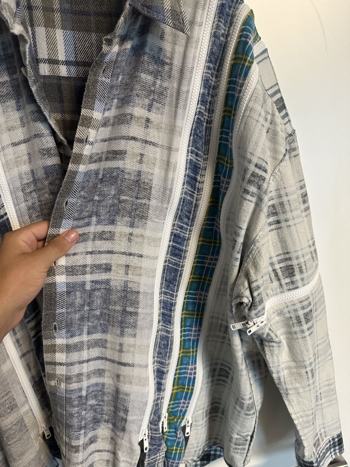 Needles Rebuild by Needles 7 cit Flannel blue white one size fit big Size US L / EU 52-54 / 3 - 5 Thumbnail