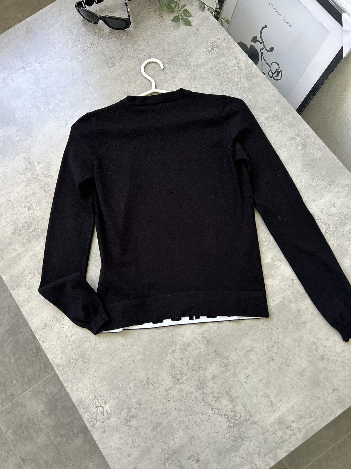Versace Versace versus black luxury sweater , old money Size S / US 4 / IT 40 - 4 Thumbnail