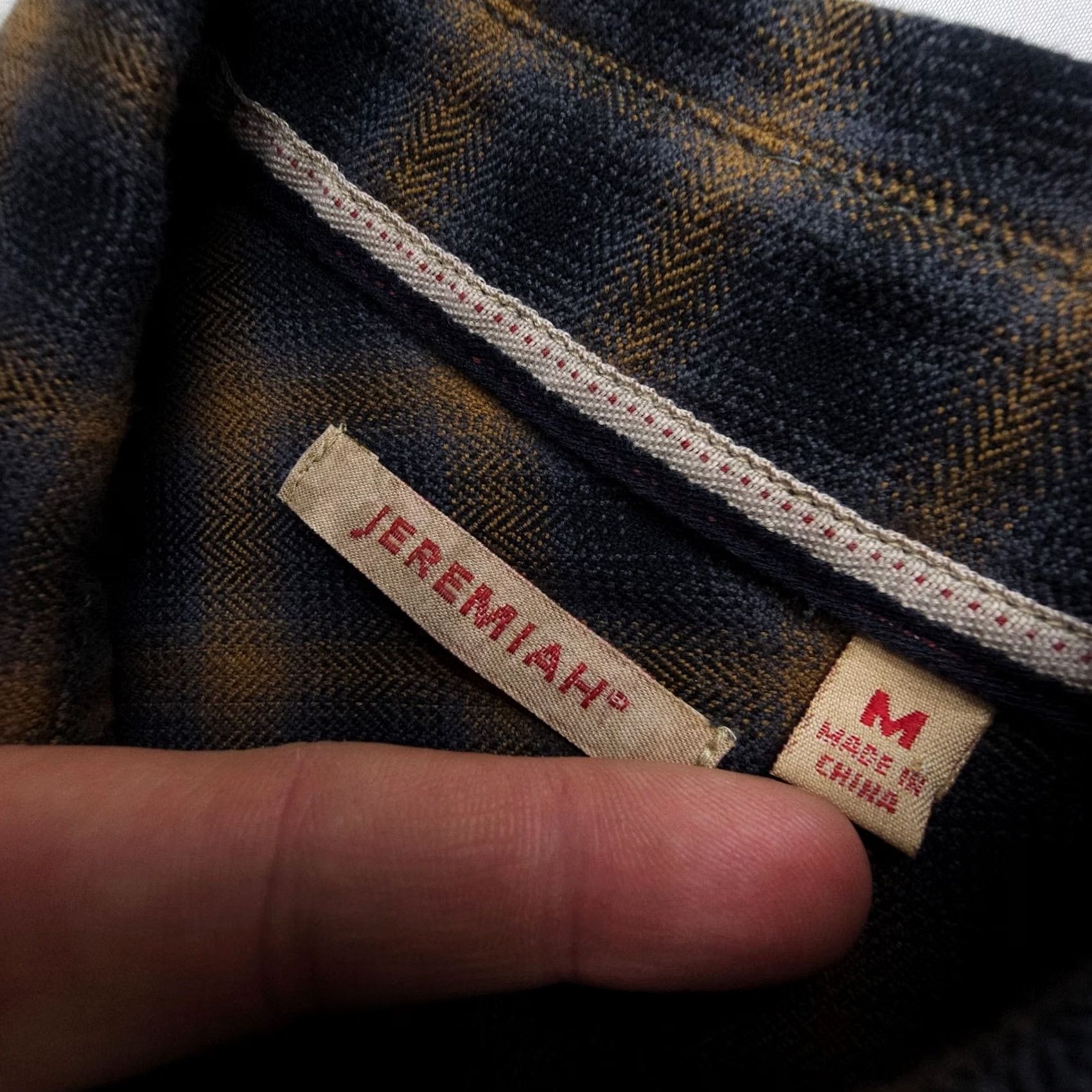 Vintage Jeremiah Shirt Mens M Plaid Flannel Cotton Long Sleeve Button-Up Casual Vintage? No, wait Size US M / EU 48-50 / 2 - 4 Thumbnail